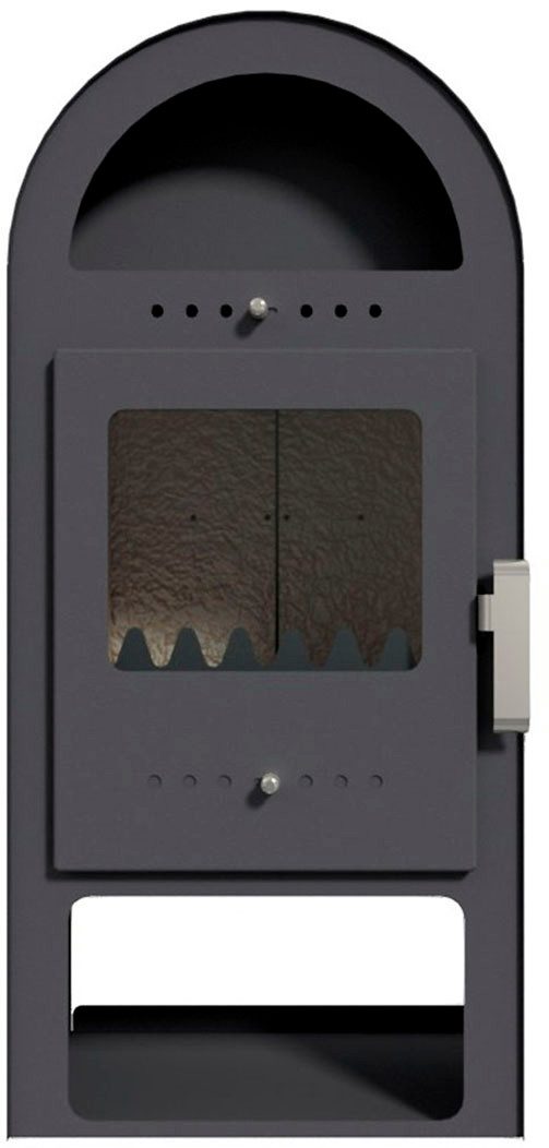 Kaminofen "Save", Exklusiv, Lieferung bis ins Wohnzimmer, 6 kW, Zeitbrand, mit Holz- und Warmhaltefach, nur 65 Kg leicht