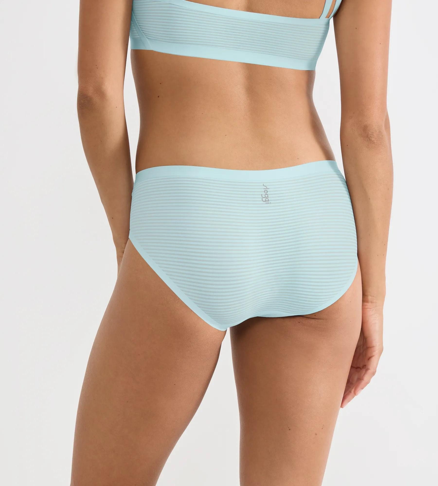 sloggi Hipster ZERO Feel Air atmungskativ, semi-transparenter Look, feine Streifen