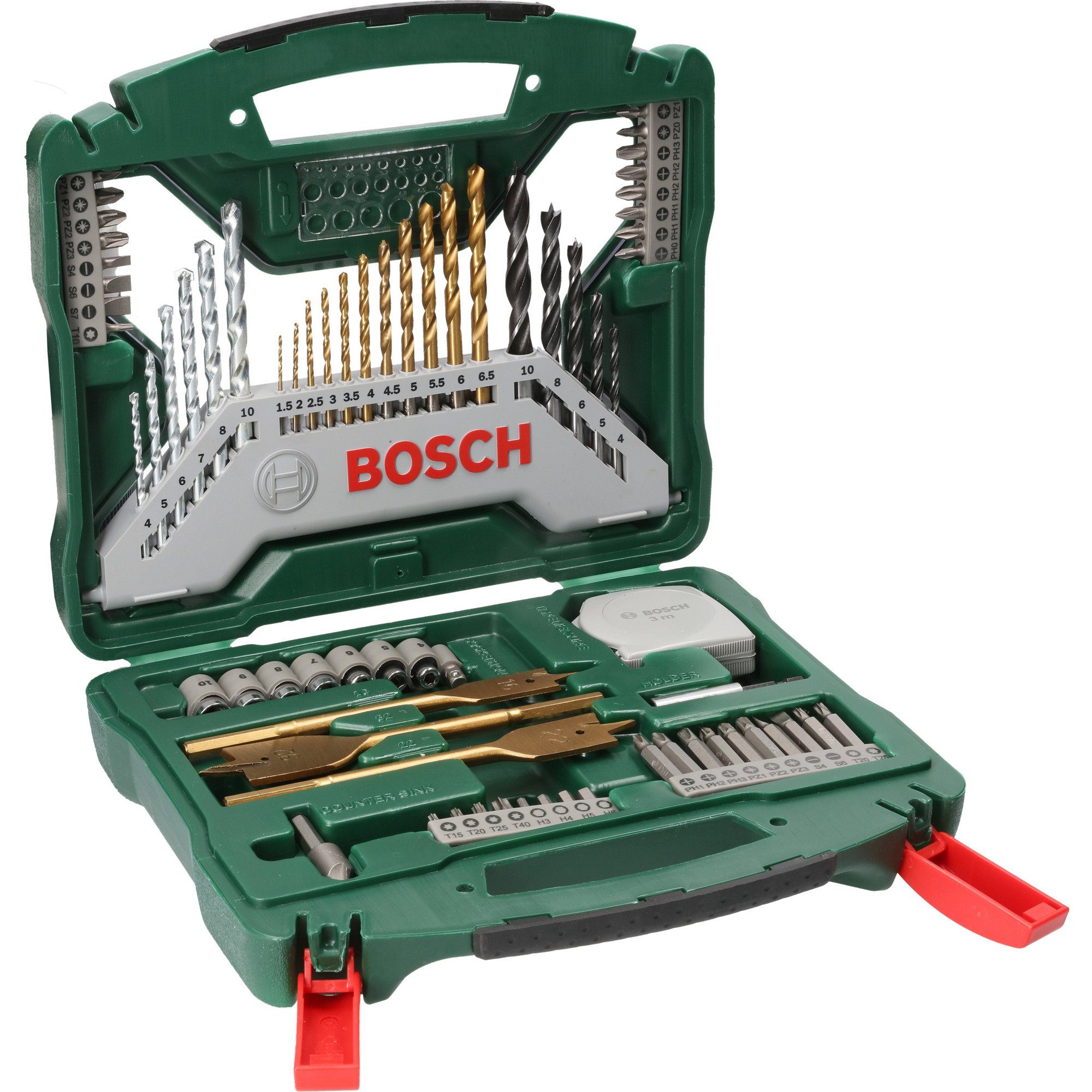 Bosch Professional Bohrer- und Bitset Bosch Heimwerken & Garten X-Line Titanium Bohrer-