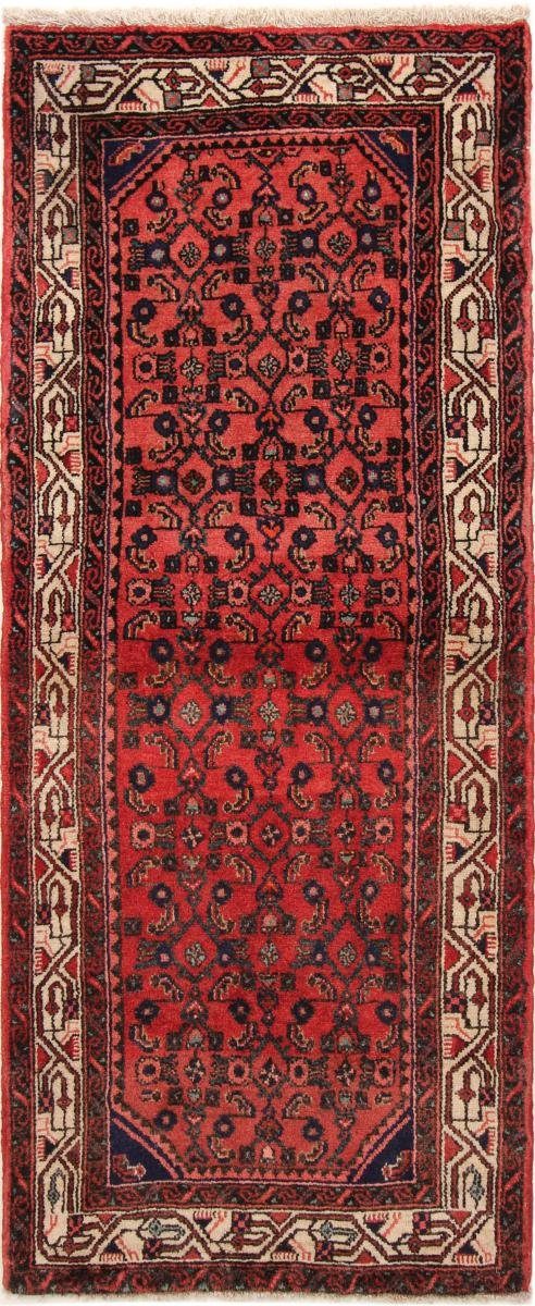 Orientteppich Hamadan 78x194 Handgeknüpfter Orientteppich / Perserteppich Läufer, Nain Trading, rechteckig, Höhe: 8 mm | Kurzflor-Teppiche