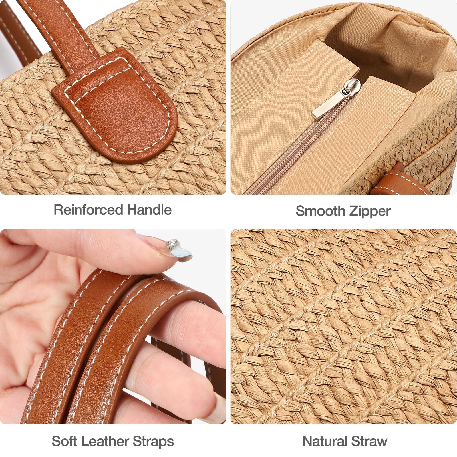 RWEUOQ XL-Strandtasche Strohsack für Damen mit günstig online kaufen