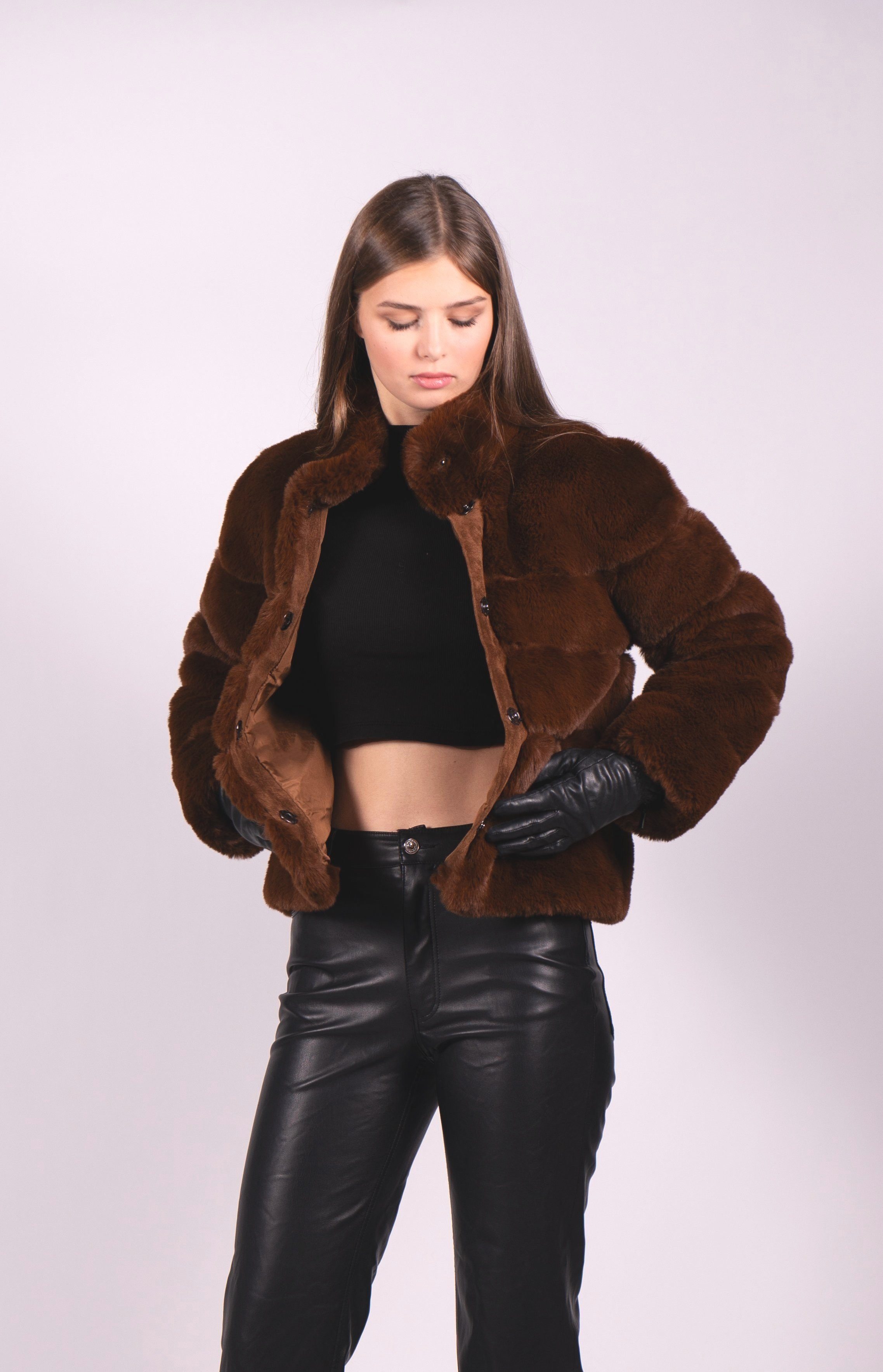 Passioni Fellimitatjacke Noelle - Basic Faux Fur Winterjacket günstig online kaufen
