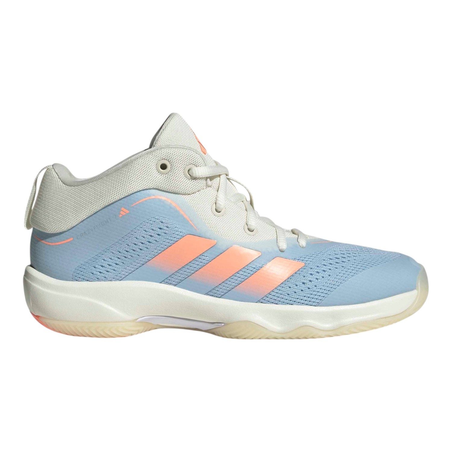 adidas Performance Hallen-Indoorschuhe CrazyFlight 7 Mid blau/weiss Kinder Badmintonschuh