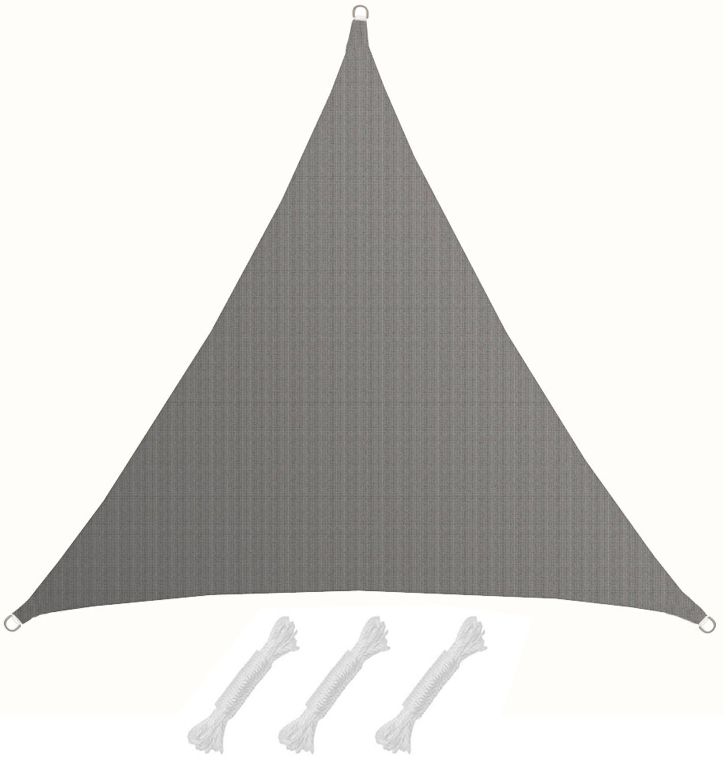 Sonnensegel mit UV Schutz - 5 x 5 x 5 m Winddurchlässig - Garten, Terrasse, Balkon
