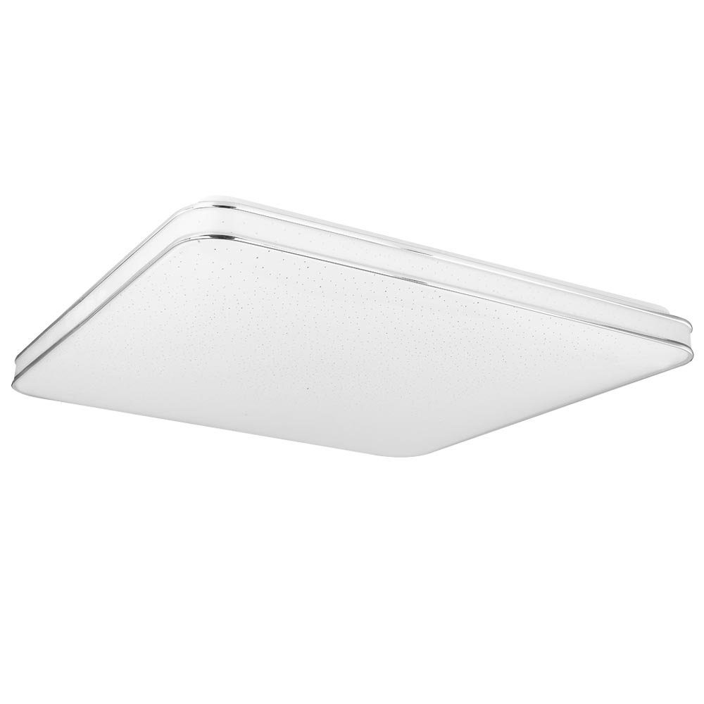 Deckenleuchte Tageslichtweiß, LED-Leuchtmittel Deckenpanel Panel, Farbwechsel, etc-shop verbaut, LED Smart fest Kaltweiß, Chrom Neutralweiß, Strahler Warmweiß,