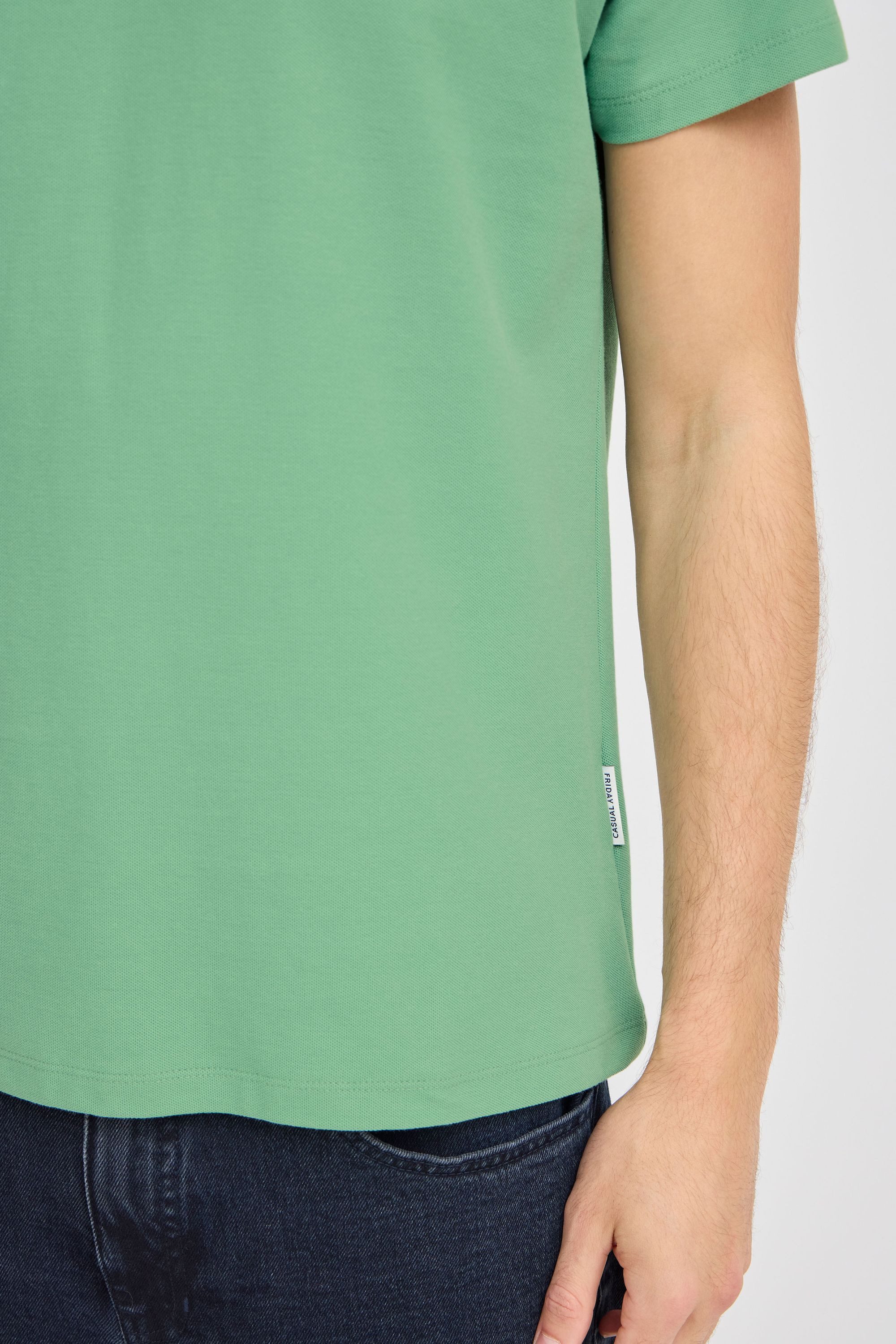 Casual Friday Poloshirt CFTristan Modernes Poloshirt mit Knopfleiste