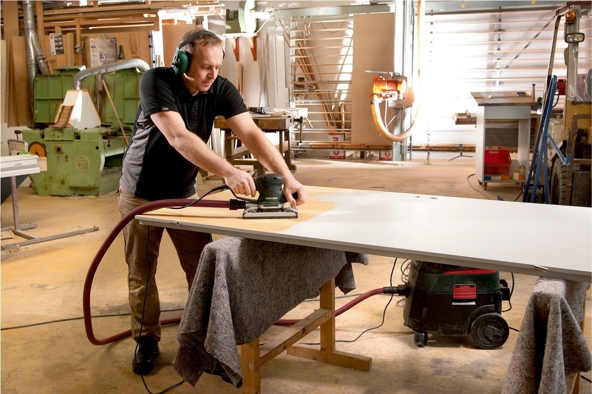 metabo Schwingschleifer SRE 4351, 22000 U/min, TurboTec Sander im Karton