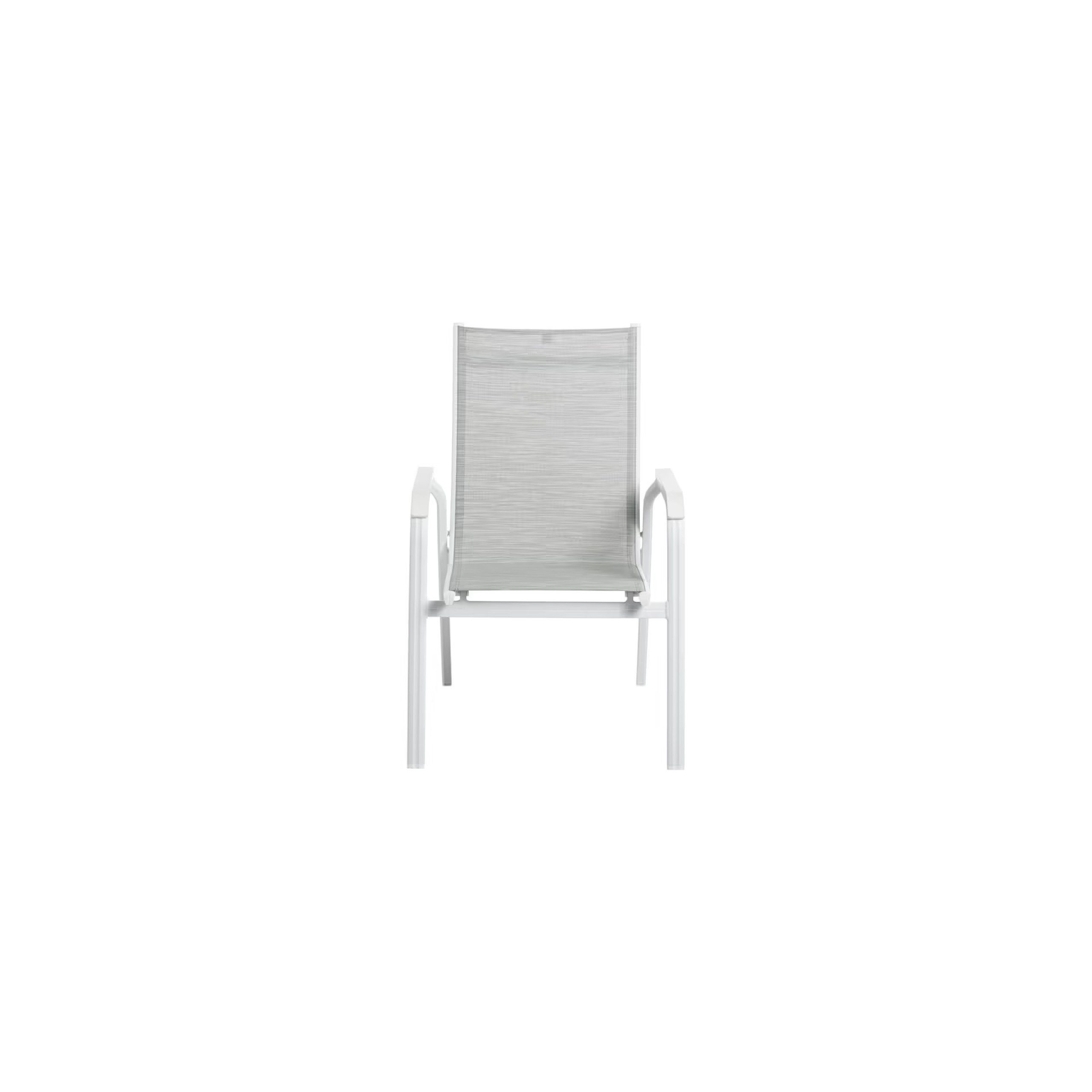 KETTLER Gartenlounge-Sessel Kettler Stapelsessel Basic Plus weiß