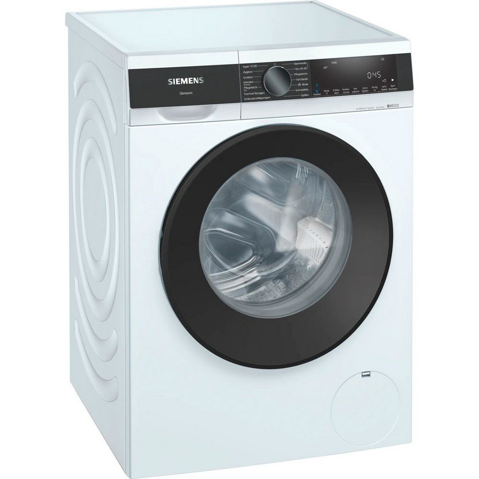 SIEMENS Waschmaschine iQ500 WG44G2040, 9 kg, 1400 U/min, Dauer  Standardprogramm: 3 h: 48 min