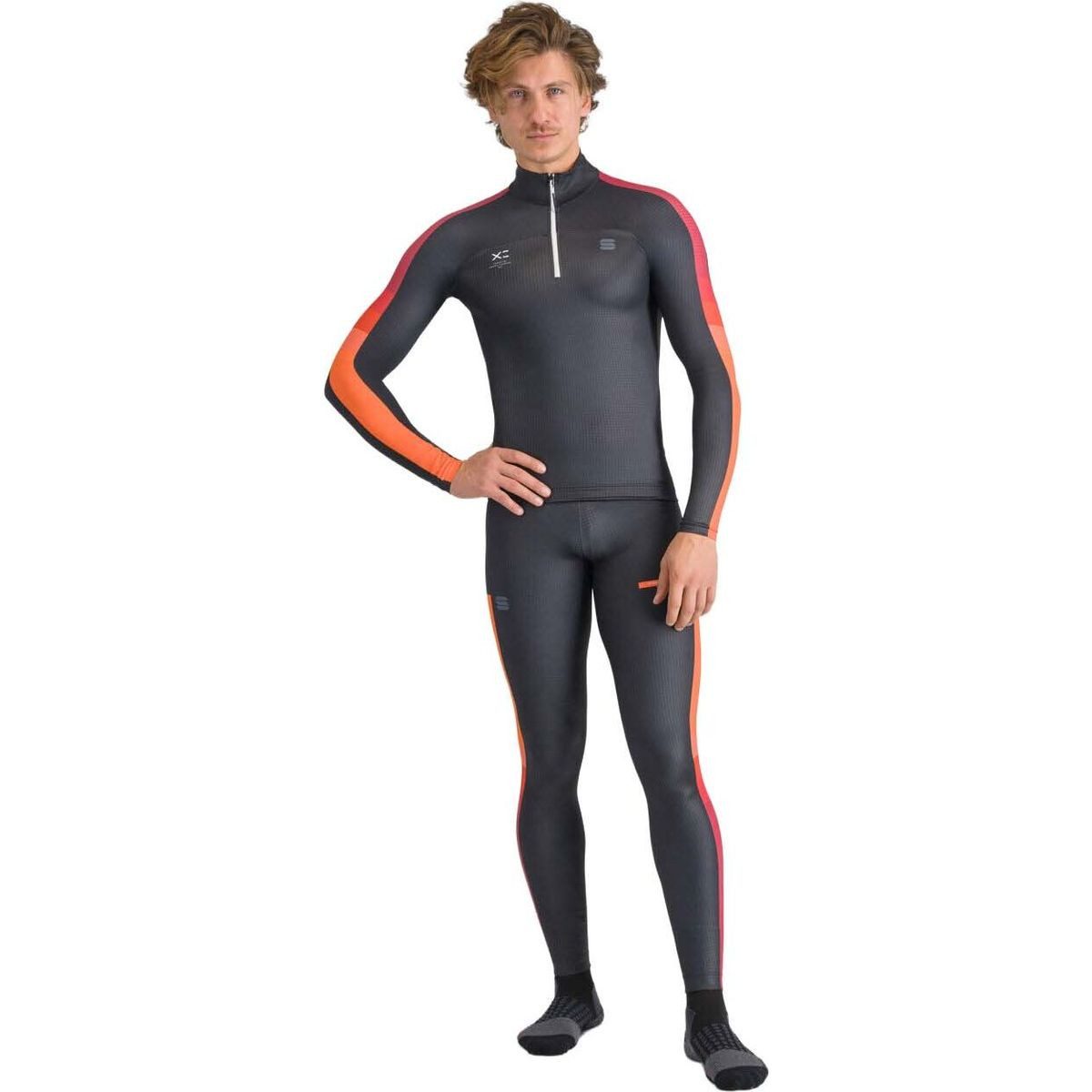 sportful Skihose Apex Tight Hochleistungs-Langlauftights mit ergonomischem Design für optimale