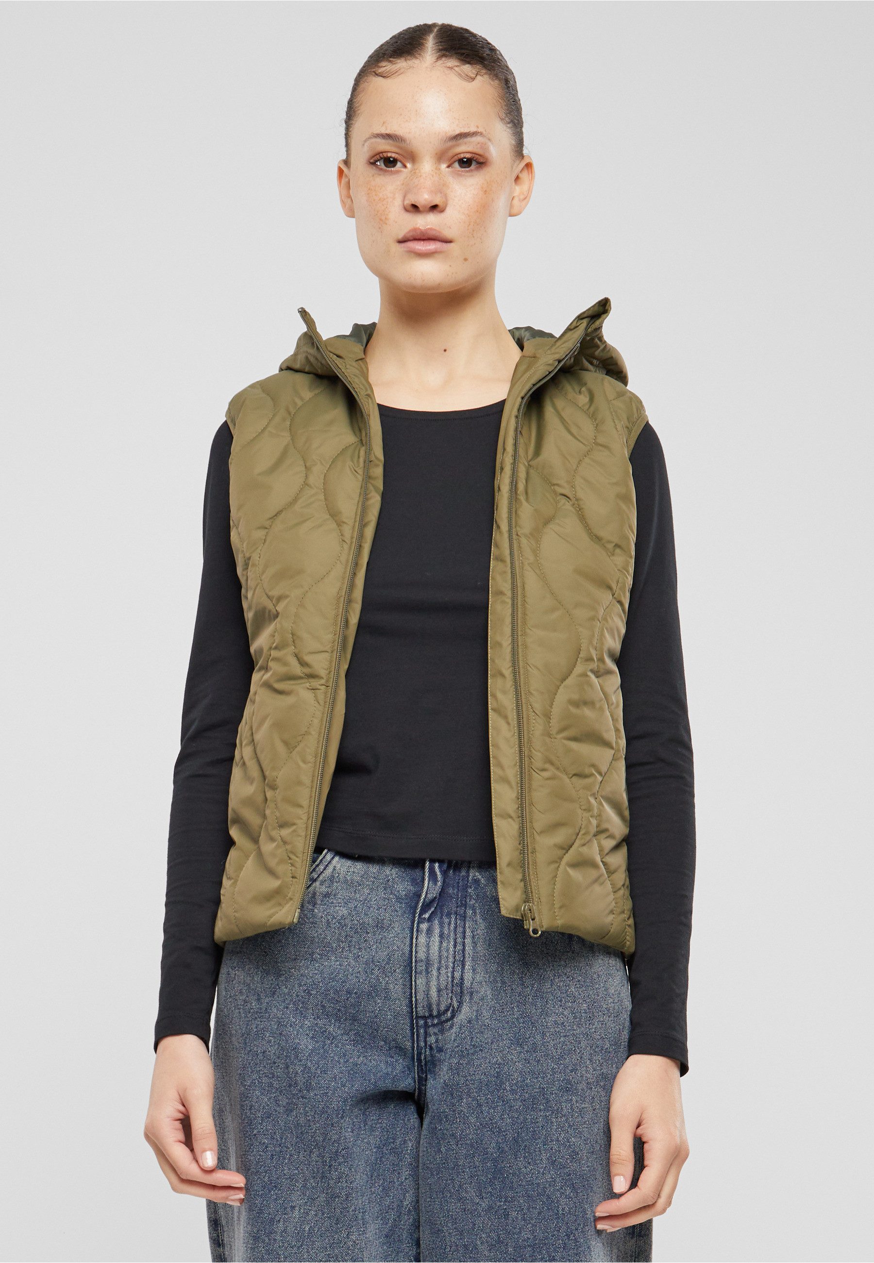 URBAN CLASSICS Steppweste Urban Classics Ladies Super Light Puffer Vest