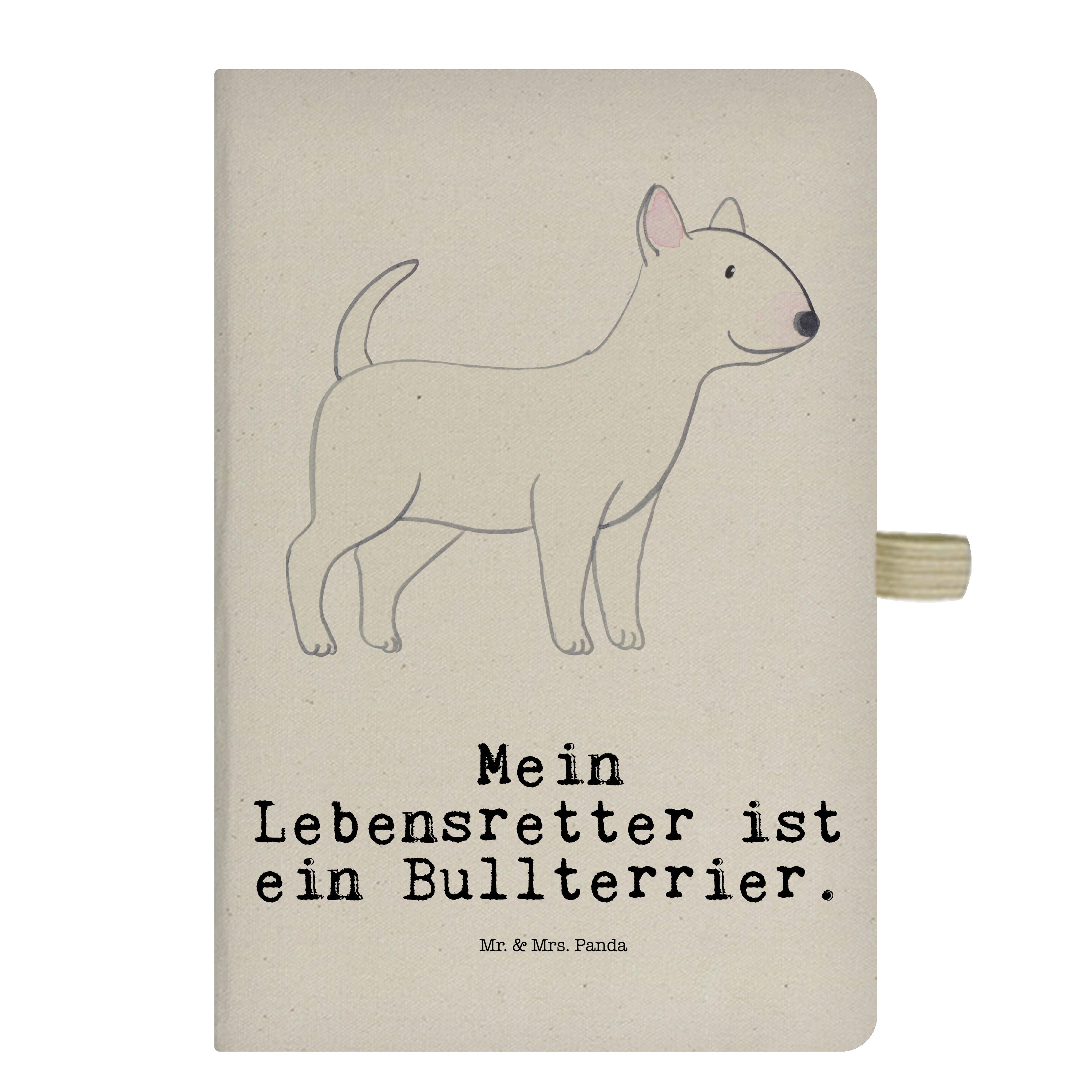 Lebensretter Geschenk, Schenken, Mr. & Bullterrier Transparent Notizbuch Schreibb & - Mrs. Panda Mr. - Panda Mrs.