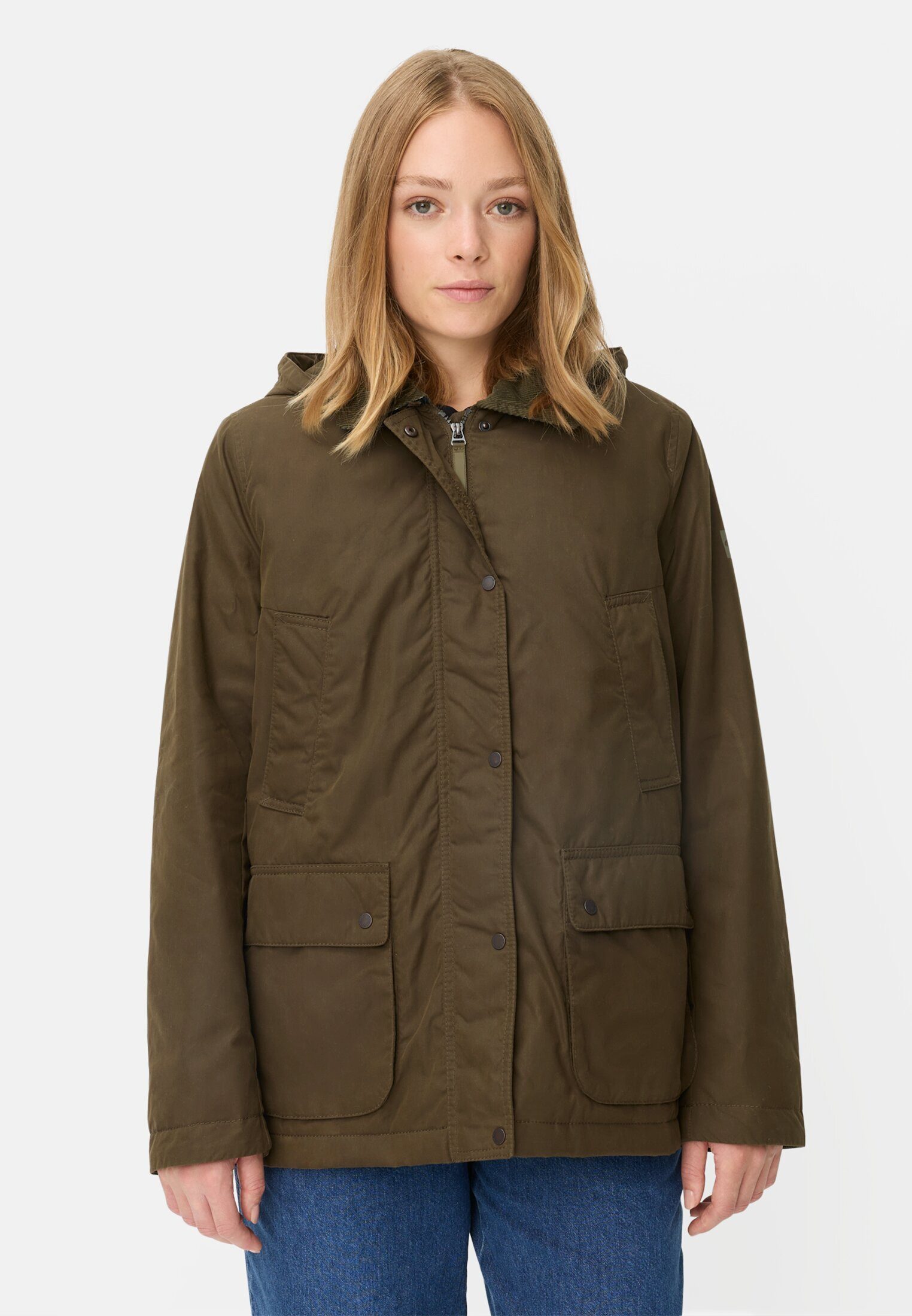 camel active Fieldjacket mit abnehmbarer Kapuze günstig online kaufen
