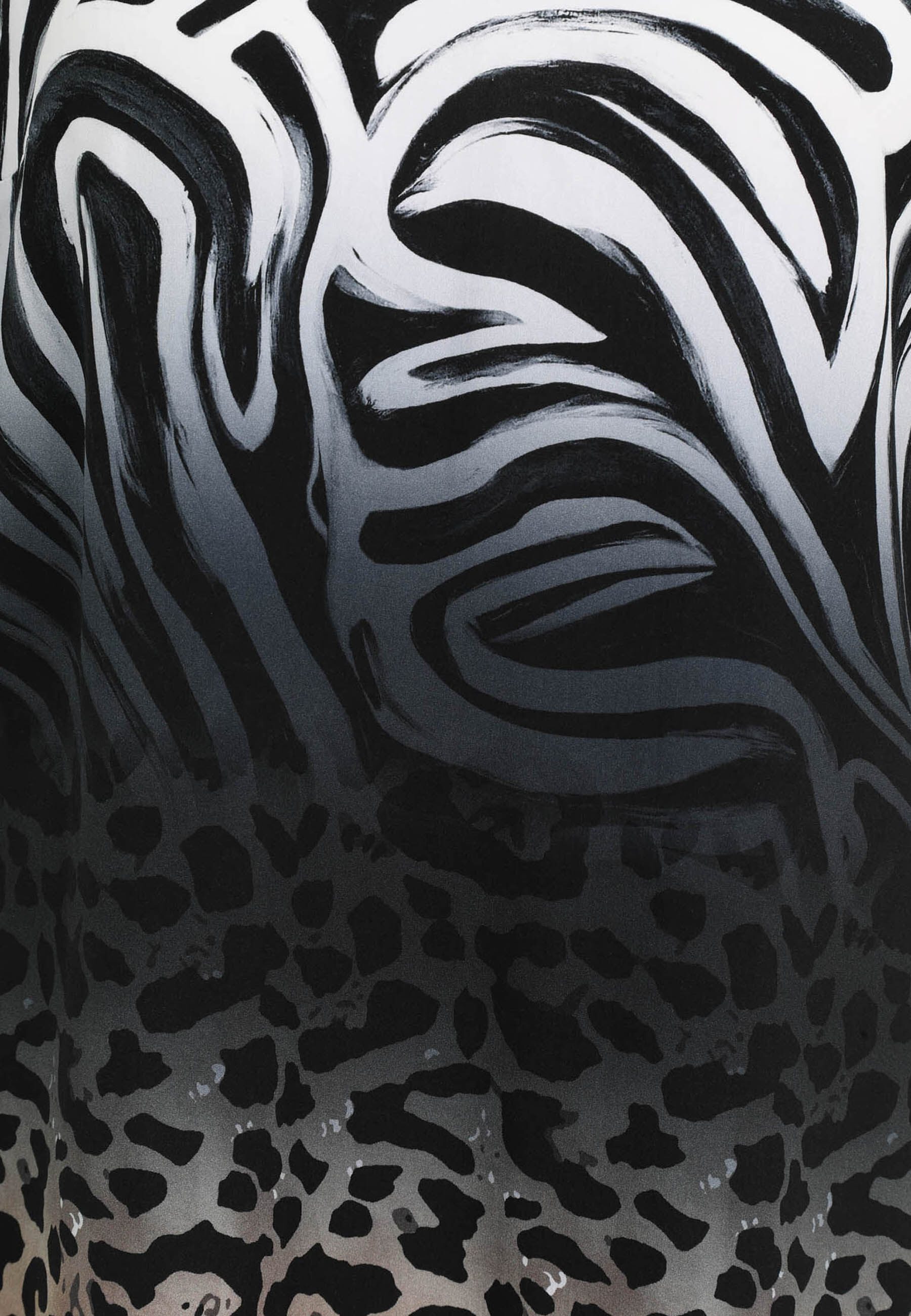 Doris Streich Kurzarmbluse (1-tlg) mit animalprint