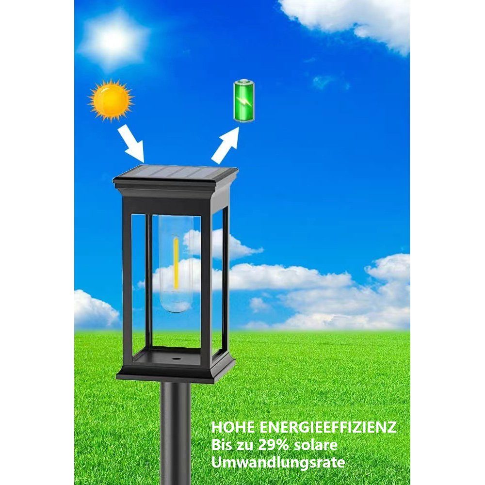 Garten, GelldG Außen Garten LED Pack Solarlampen Solarleuchte 2 Moderne für Solarleuchten