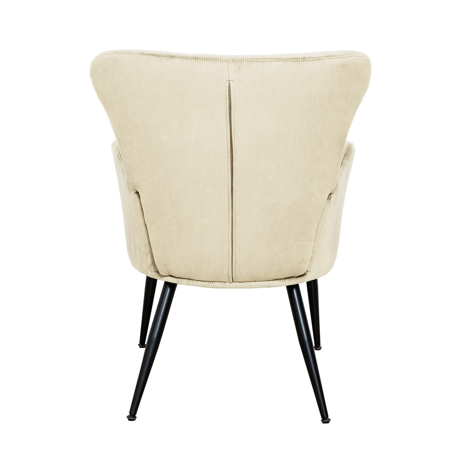 SVITA Sessel SANSA, Corbezug, Lesesessel, Modern, Polsterstuhl,Schwarz