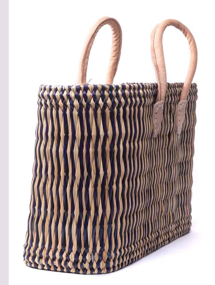 El Puente Einkaufskorb Souk-Tasche "Zebra", Handmade, Handmade