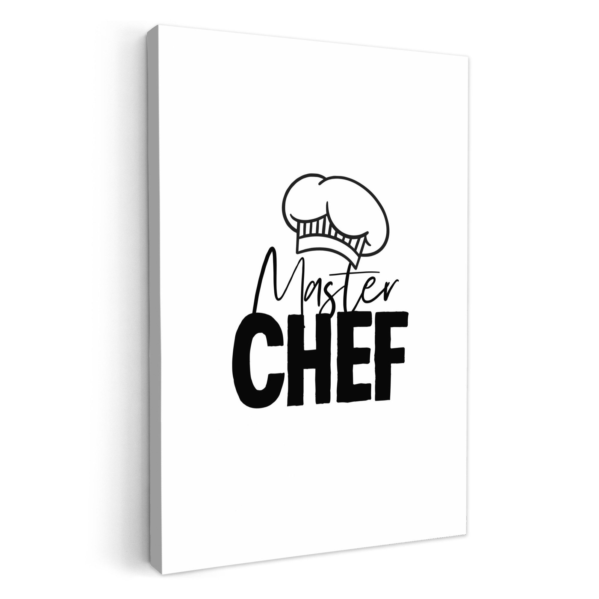 Leinwandbild Masterchef - Koch - Essen - Esszimmer