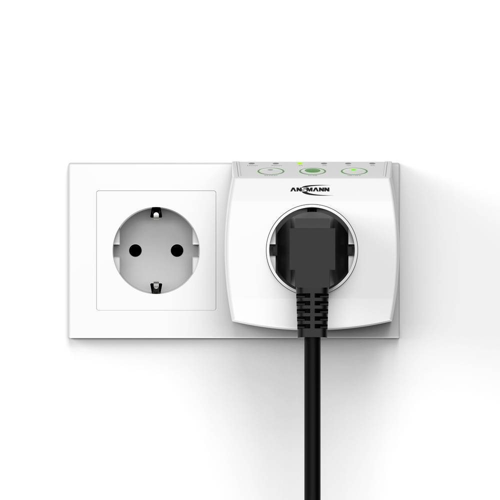 ANSMANN AG Zeitschaltuhr Energiespar-Steckdose, Countdown Timer 1260-0010, Countdown-Funktion