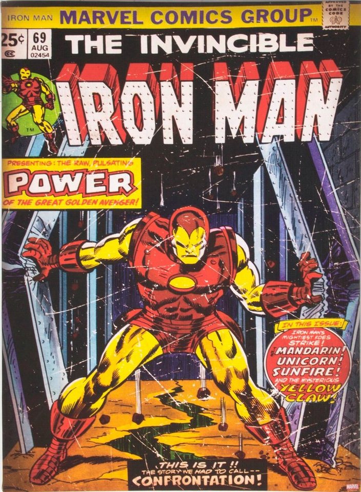 Art For The Home Leinwandbild Iron Man Fantasy Otto