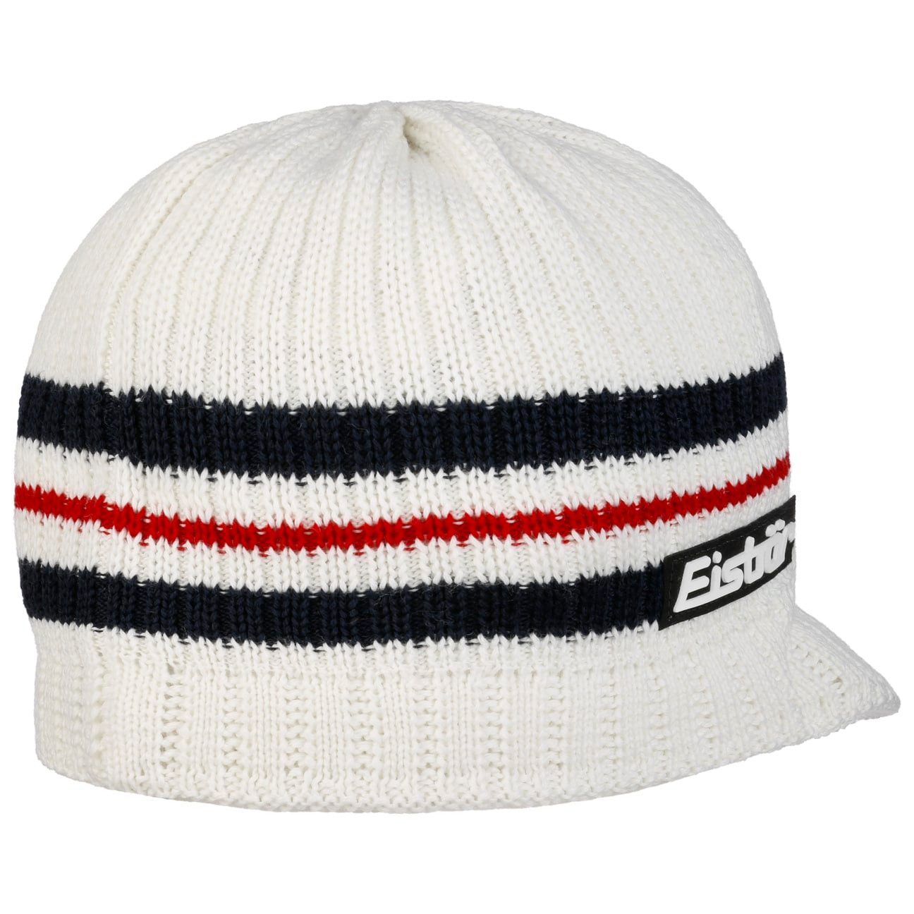 Eisbär Beanie (1-St) Strickcap mit Schirm, Made in Austria