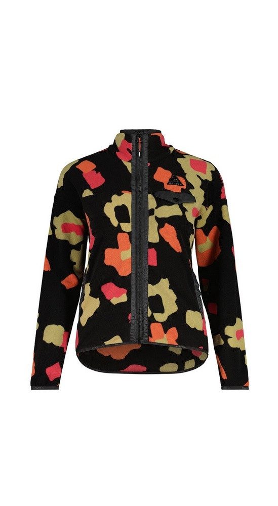 Maloja Fleecejacke BocanaM Retro (mit Alpenprimel Allover Print) bunt Damen