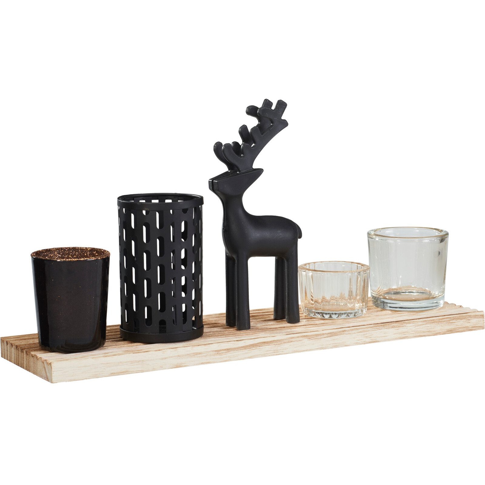 Home & styling collection Kerzenhalter Weihnachtliche Teelichthalter 6er Set