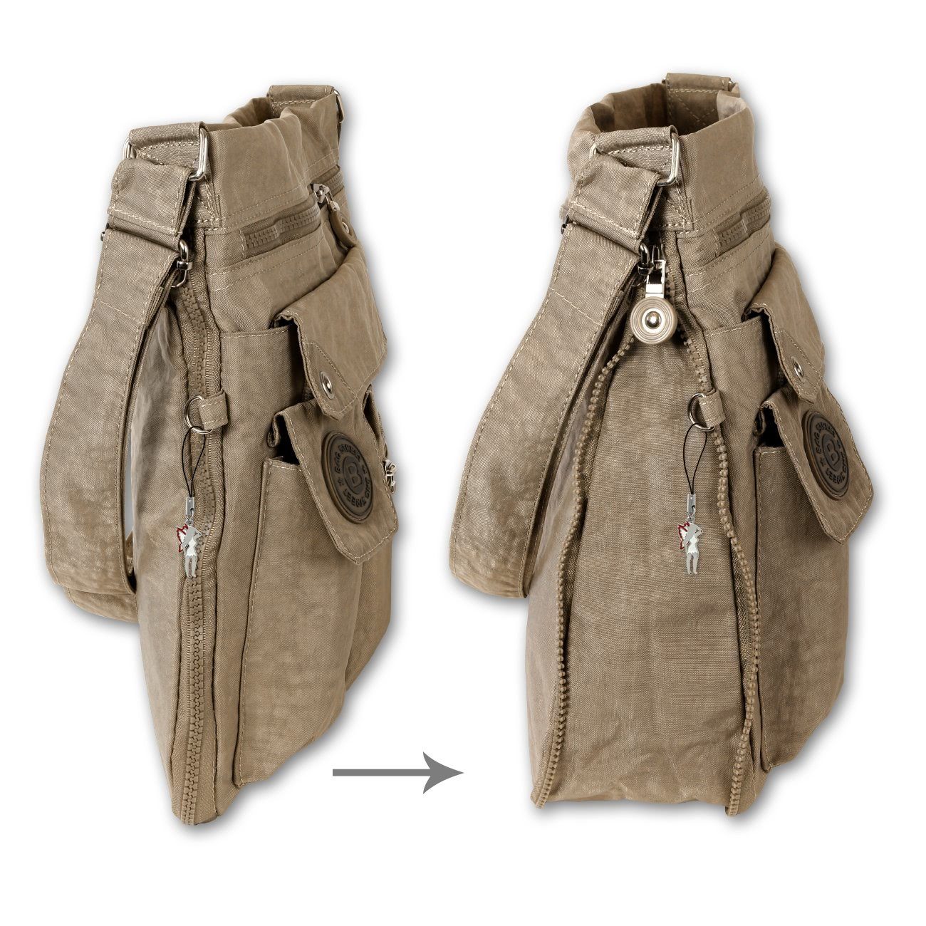 BAG STREET Umhängetasche Bag Street Damenhandtasche günstig online kaufen