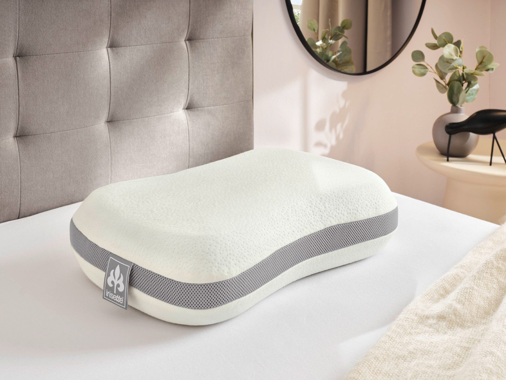 Irisette Nackenkissen irisette® Sensible Relax, mit Hightech Memory-Schaum, Bezug sehr elastisch mit Klimaband