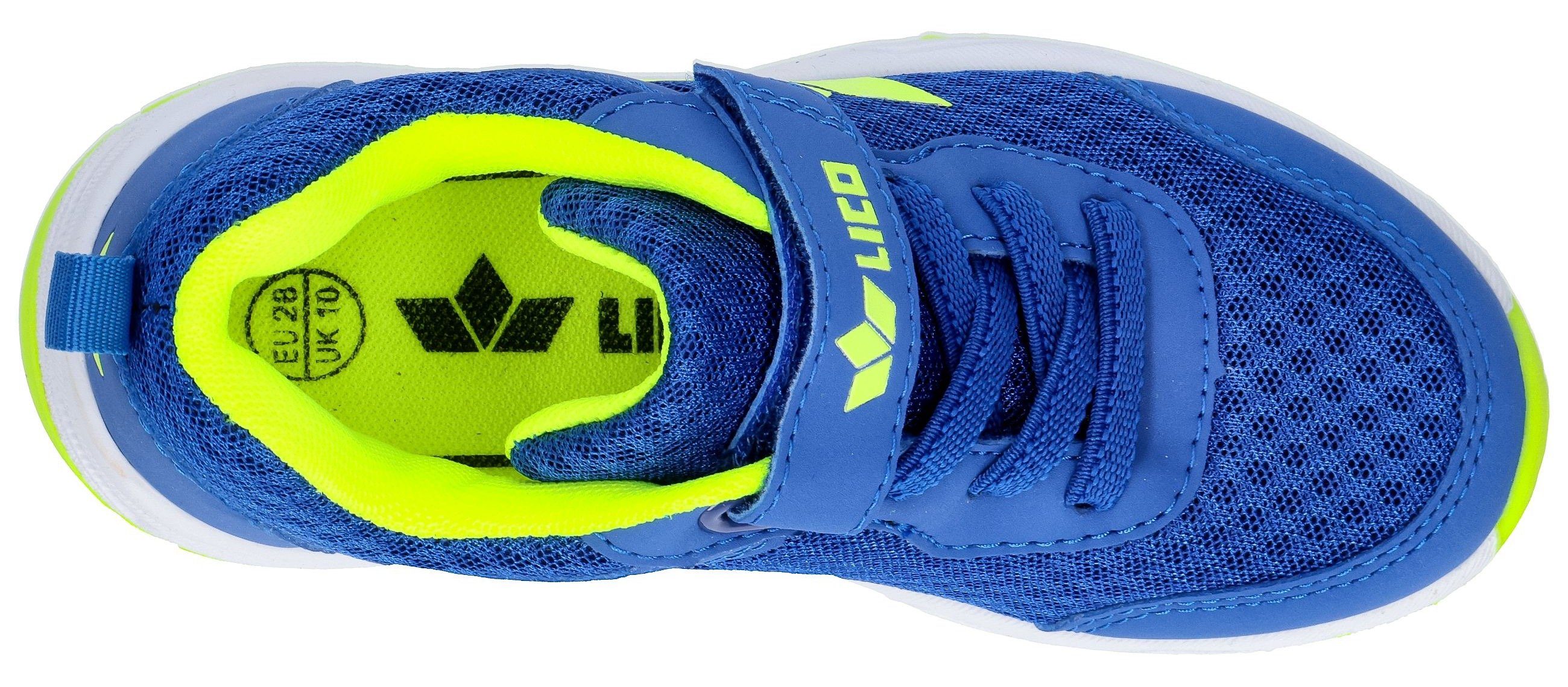 blau/lemon Wechselfußbett mit Lico WMS Sneaker Mika VS