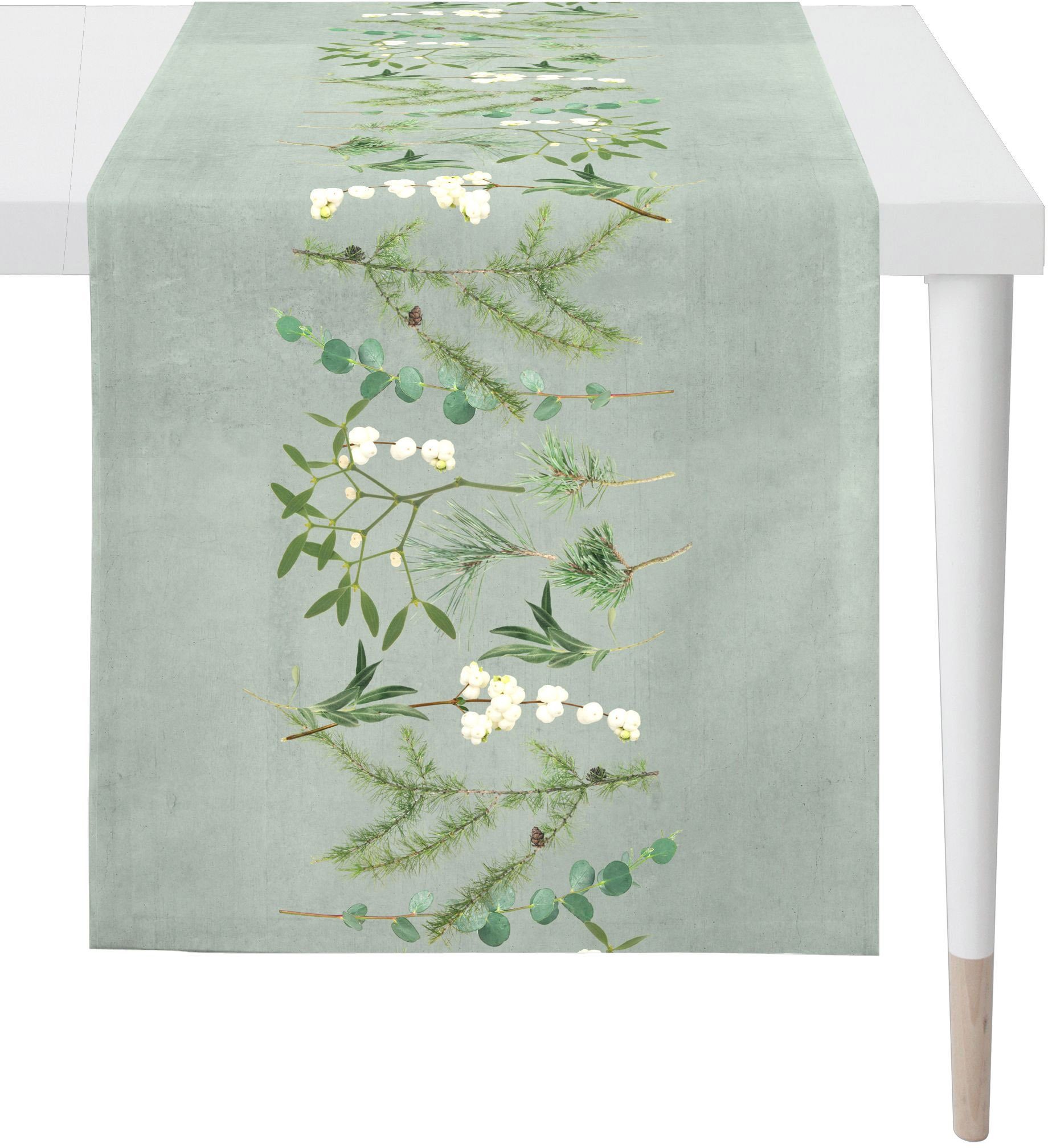 APELT Вузькі скатертини 4687 CHALET STYLE, Weihnachtsdeko, Weihnachten (1-tlg), Digitaldruck