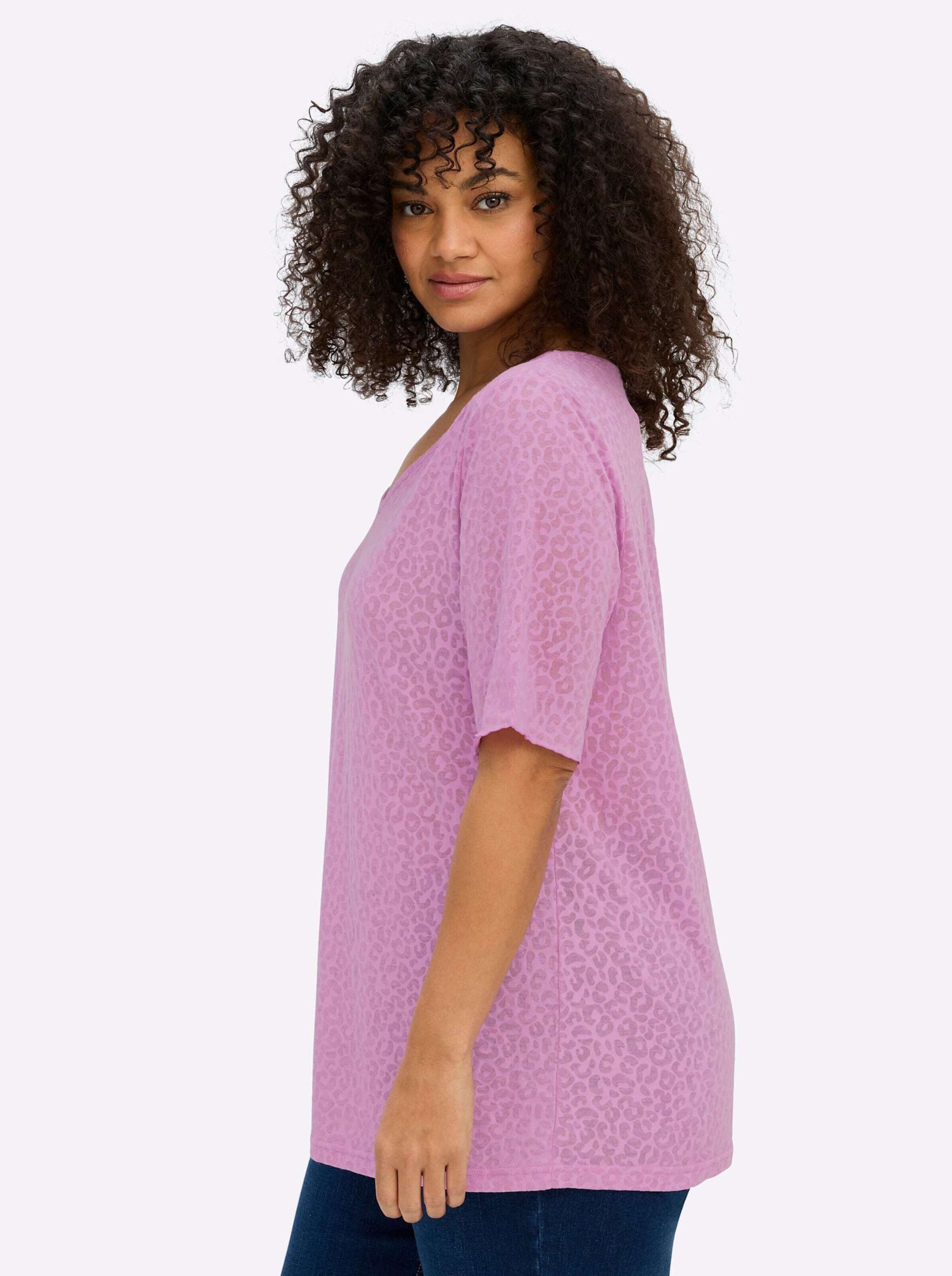 Sheego T-Shirt Shirt Kurzarm