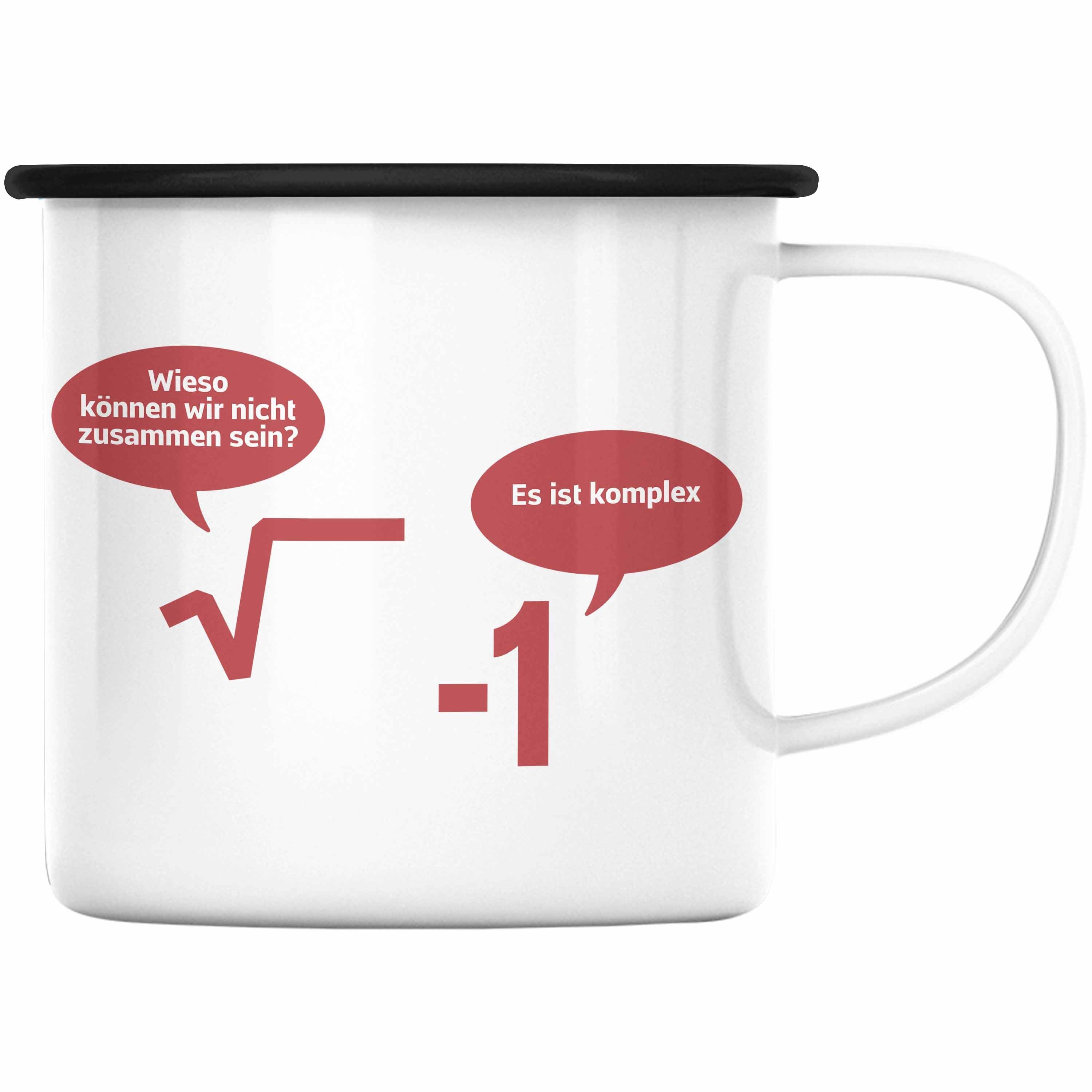 Thermotasse Trendation - Mathelehrer Emaille Tasse Mathematiker Physik Emaille Ta