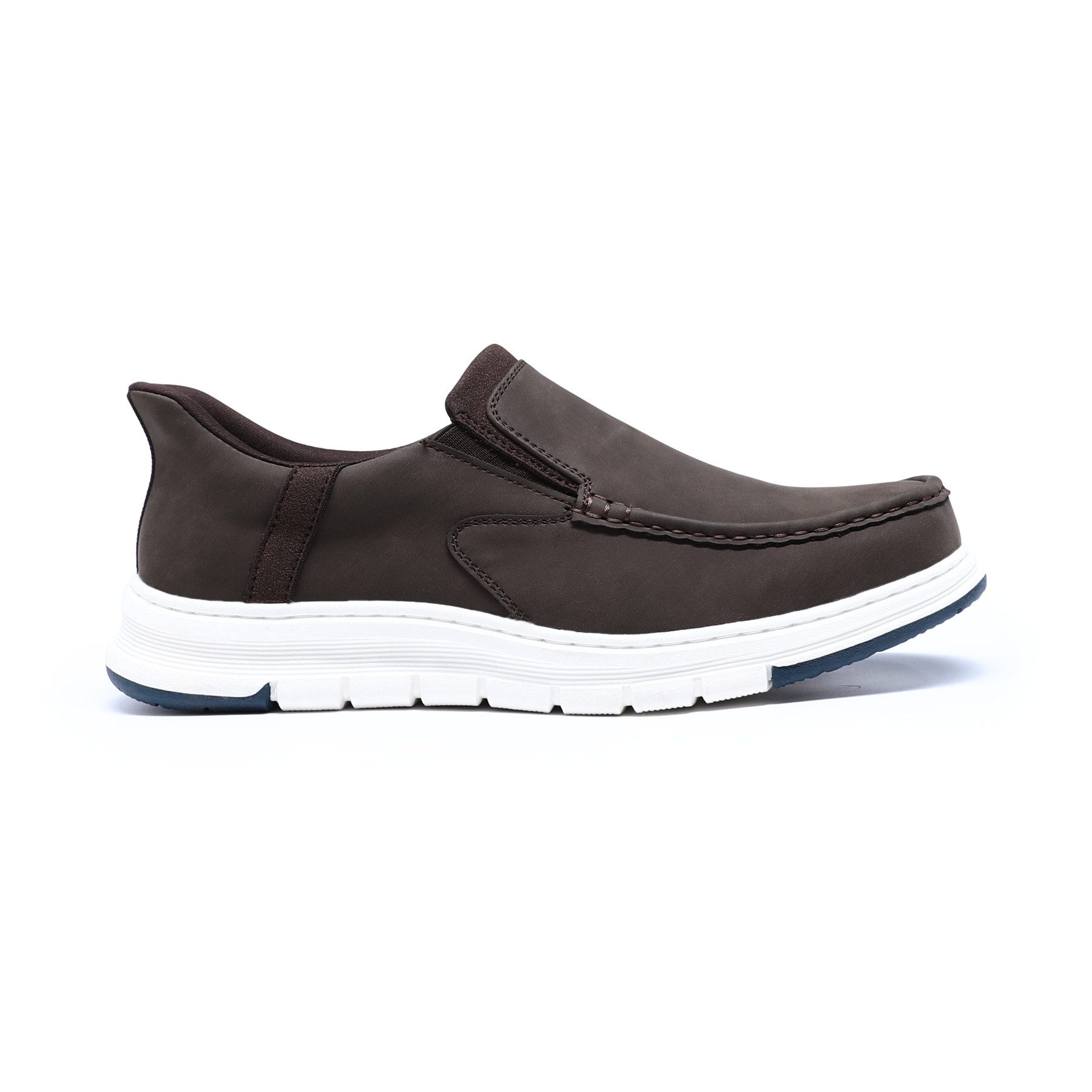 Allthemen Loafer Herren Loafer mit kontrastfarbenen Besätzen Bequeme Freizeitschuhe – Bild 5 von 5