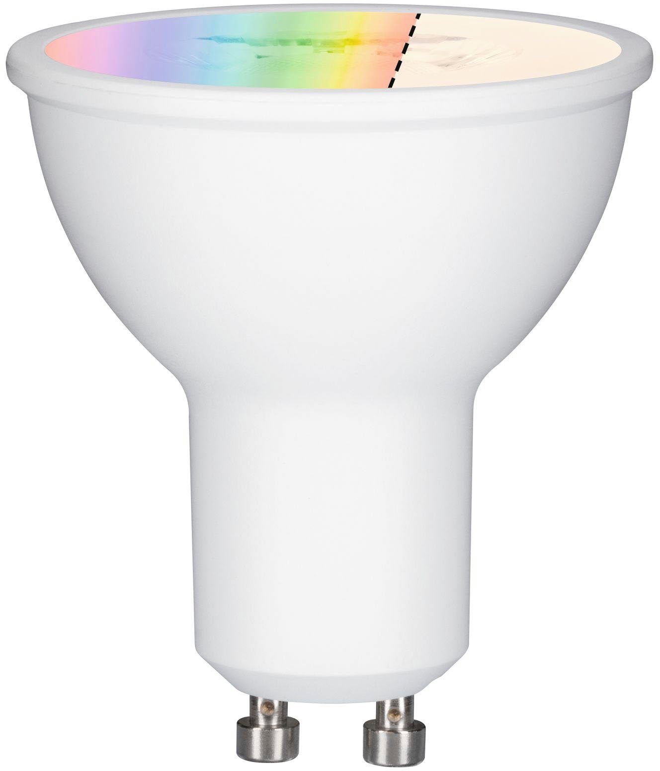 St., Paulmann RGBW, 5,5 Zigbee 1 Farbwechsler Matt W GU10, LED-Leuchtmittel Reflektor Smart Home GU10