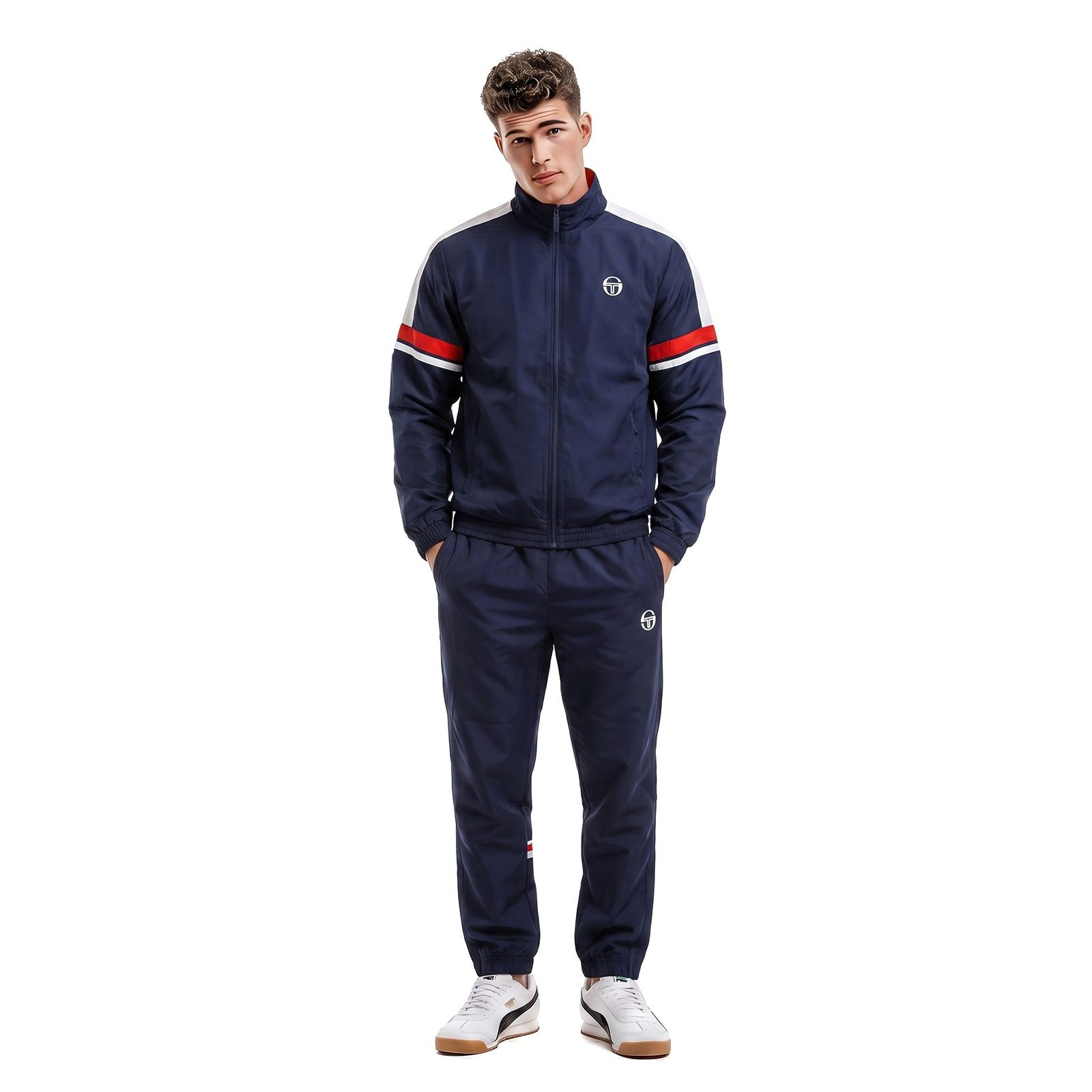Sergio Tacchini Trainingsanzug Trainingsanzug Sergio Tacchini Cryo (2-tlg., Jacke und Hose), Kontrastdetails