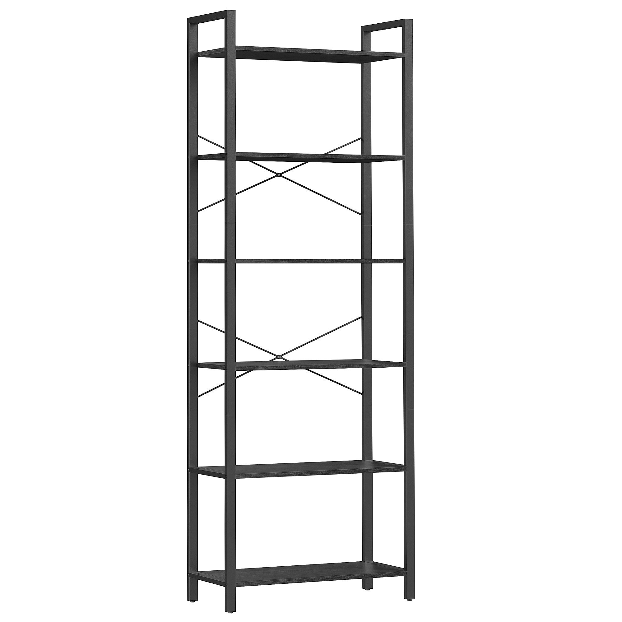 VASAGLE Bücherregal, Standregal, 120/153/186 cm, mit günstig online kaufen