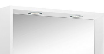 HELD MÖBEL Badmöbel-Set Davos, (3-St), mit 2 Touch-LED-Einbauleuchten