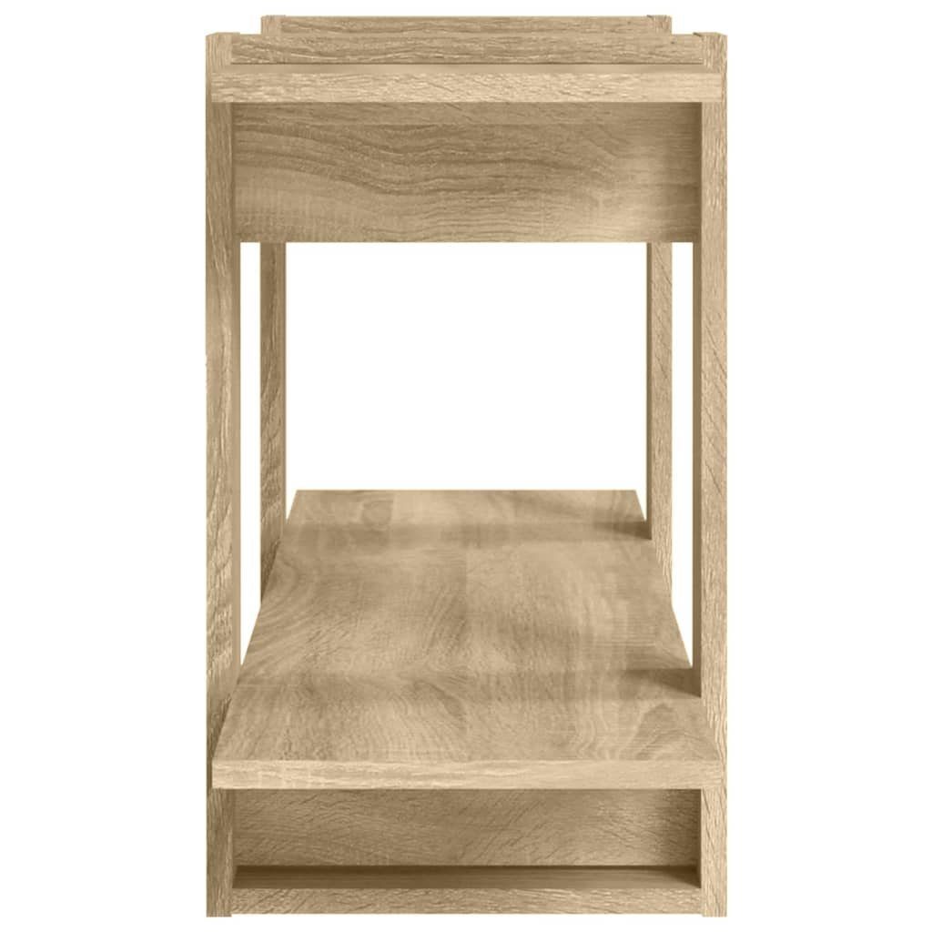 Bücherregal cm Sonoma-Eiche furnicato 100x30x51 Holzwerkstoff