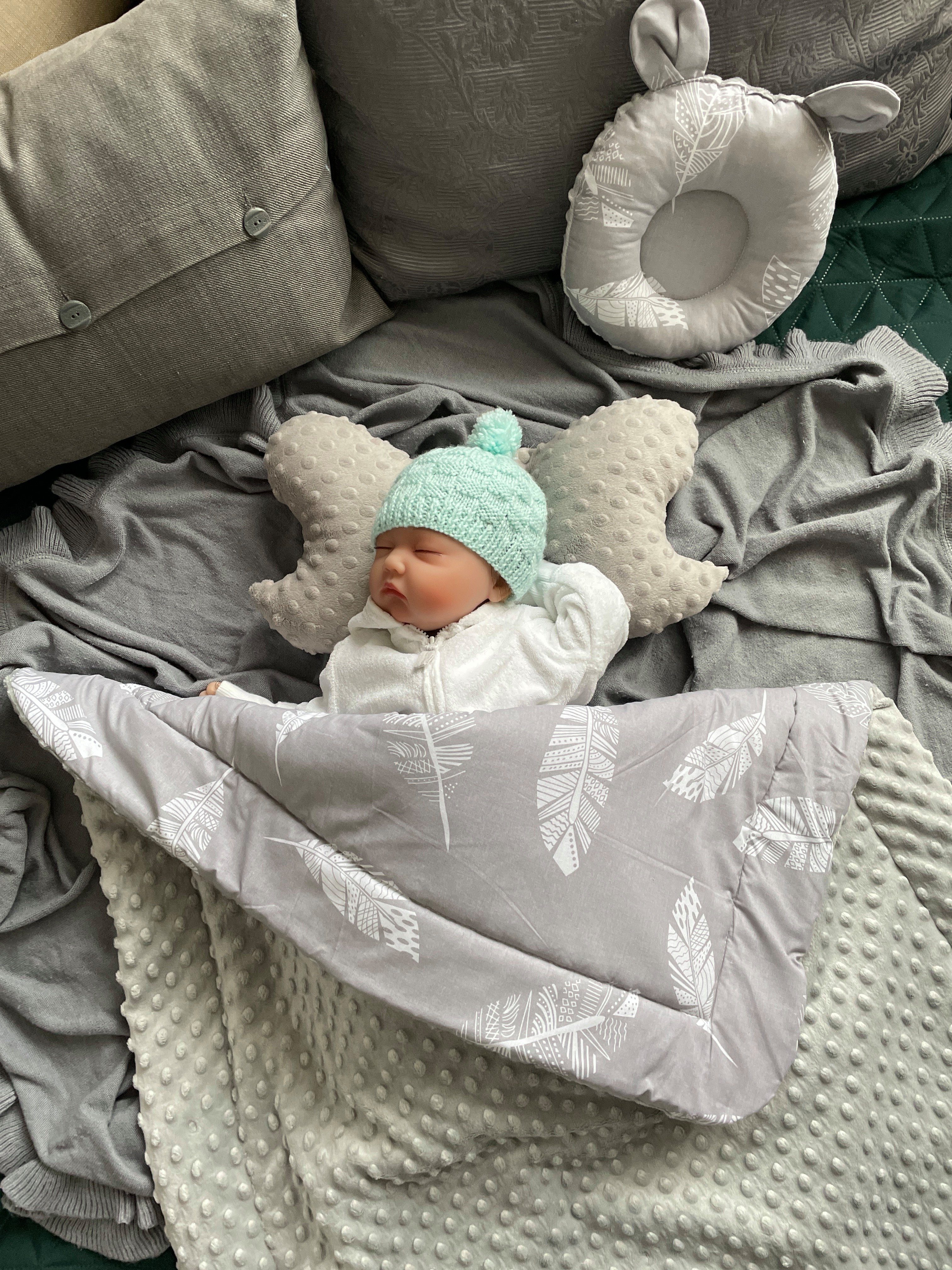 Babydecke Warm, Mittelwarm BAUMWOLLE/MINKY Babydecke 80x100 günstig online kaufen