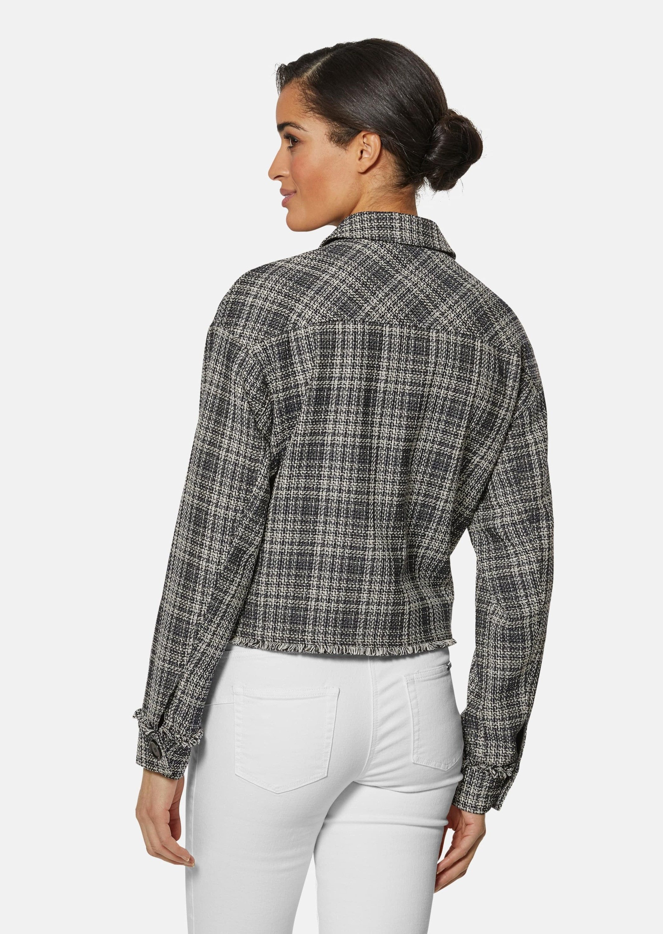 MADELEINE Kurzblazer Kurzer Karoblazer