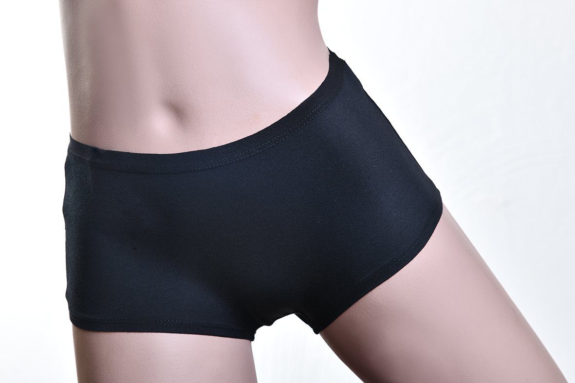 Toker Collection® Hüftpanty Damen Panty, Hipster mit weichem Modal 3er Pack (Packung, 3er-Pack) im 3er Pack schwarz