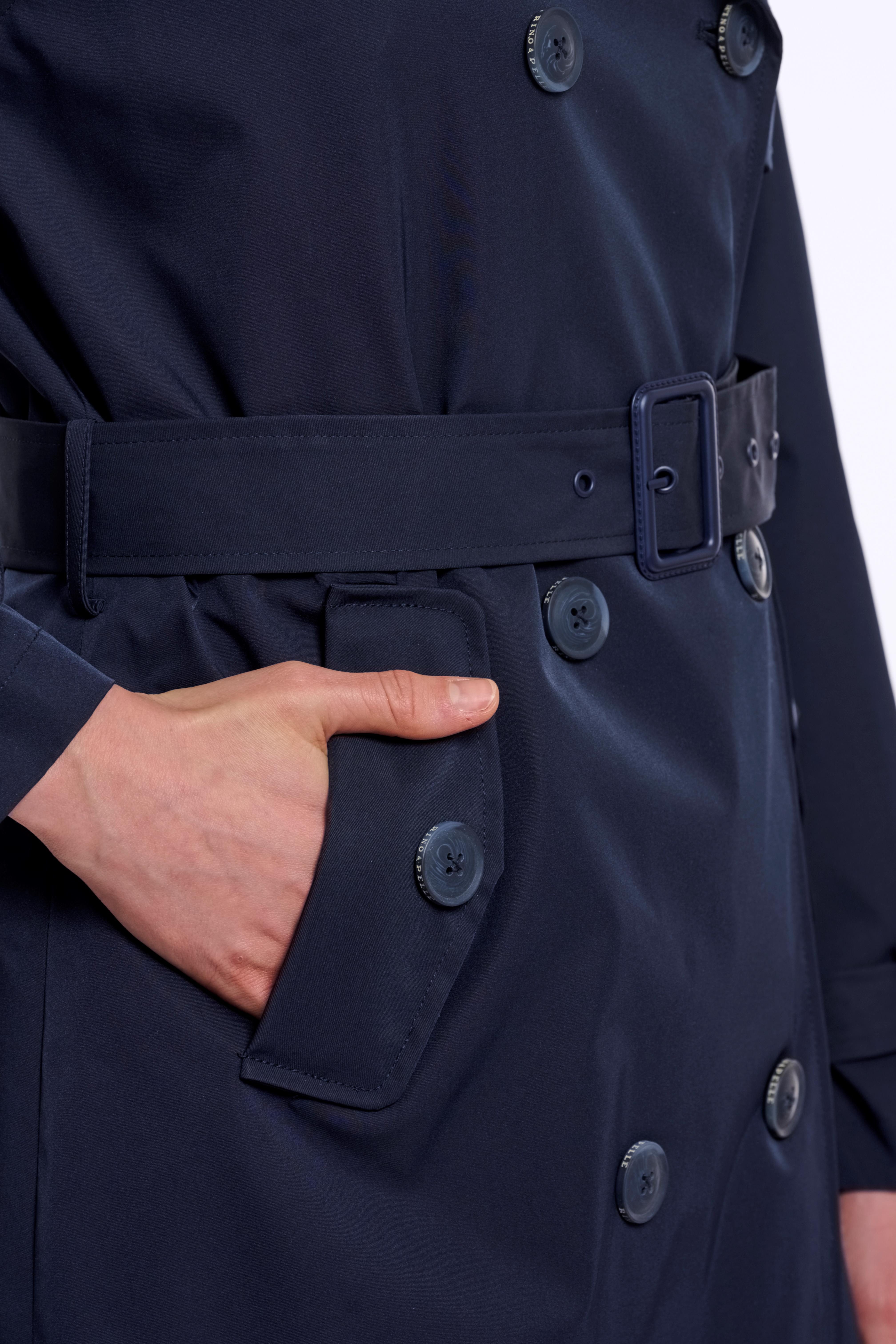 Rino & Pelle Trenchcoat ERA mit doppelter Knopfleiste und Gürtel