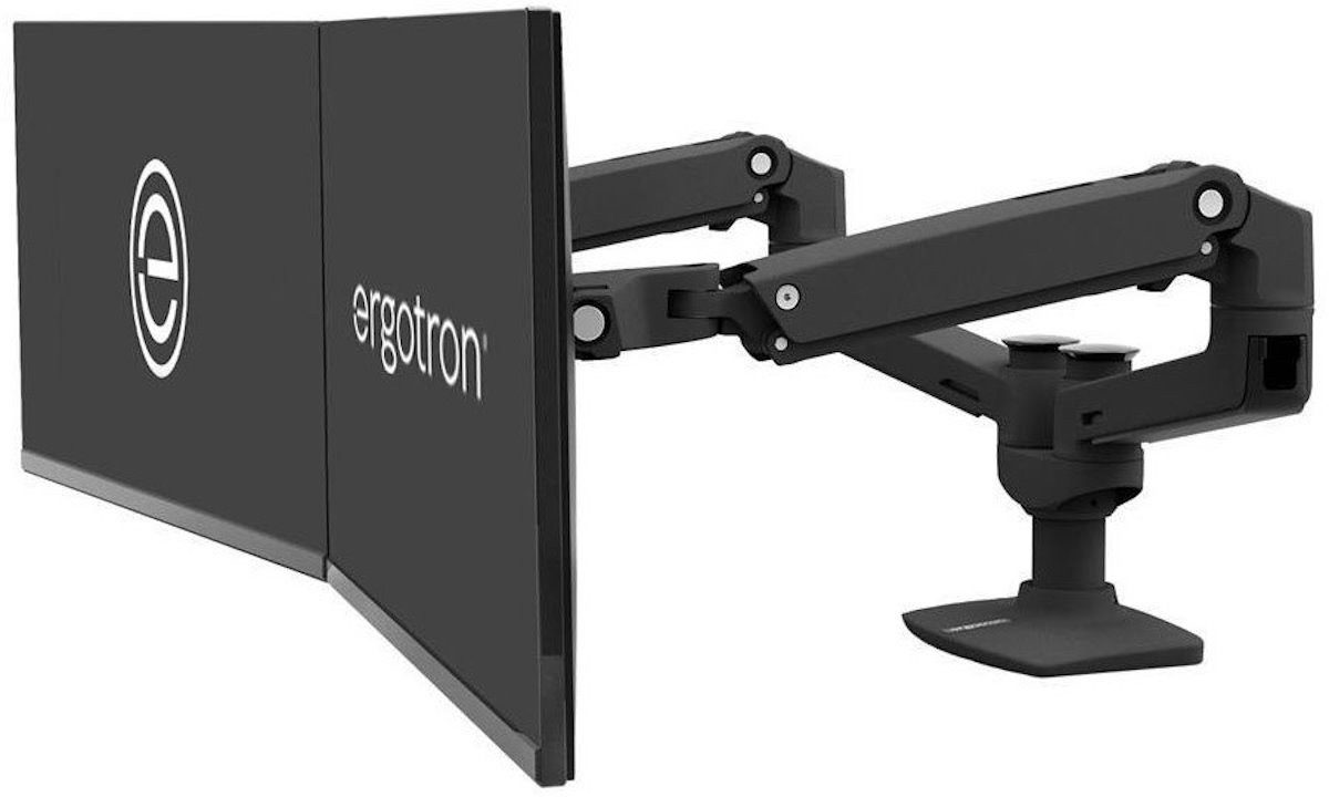 Monitor-Halterung 45-245-224 - Ergotron LX Dual Side-by-Side Arm