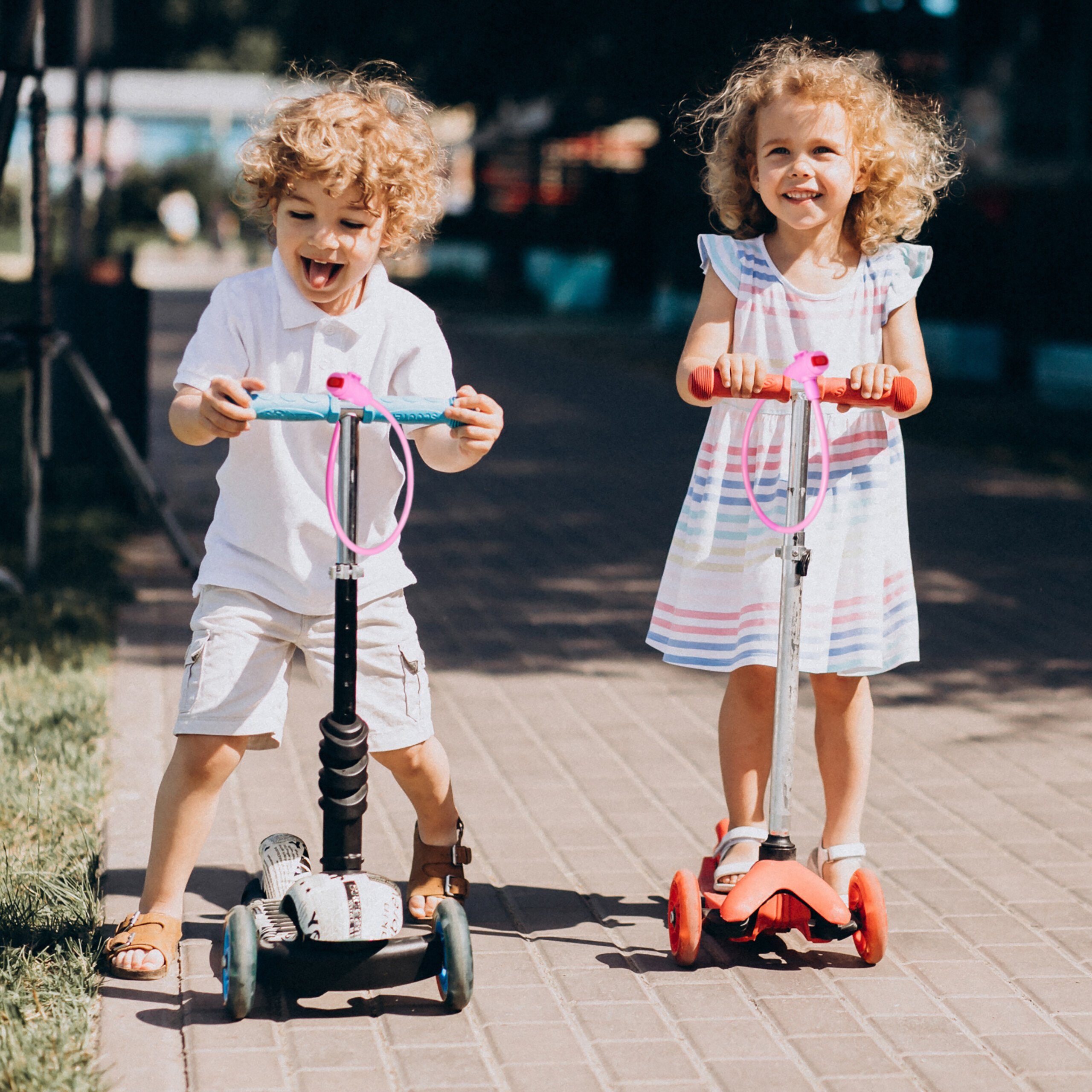 relaxdays Kabelschloss Fahrradschloss für Kinder, Pink