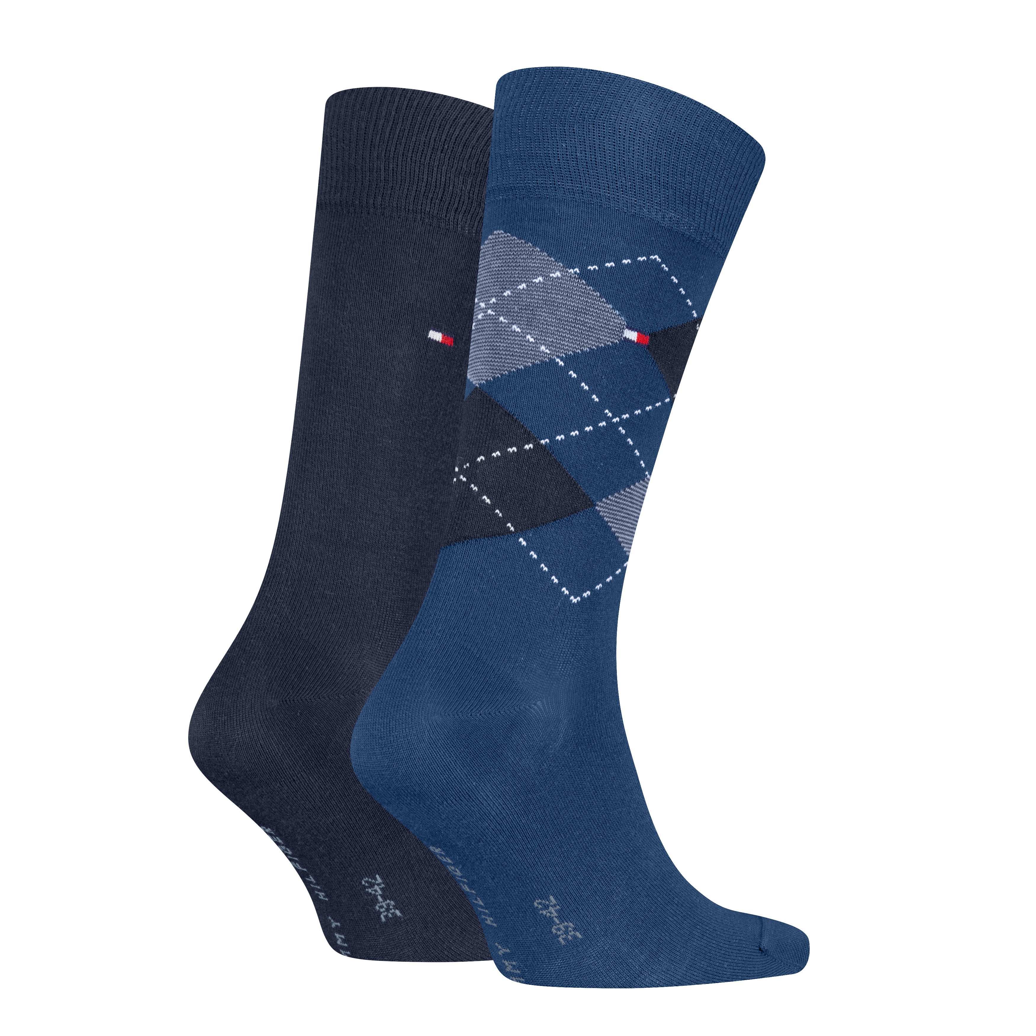 Tommy Hilfiger Socken TH MEN SOCK CHECK 2P (2-Paar, 2 Paar) mit klassischem Argyle-Design – Bild 2 von 3