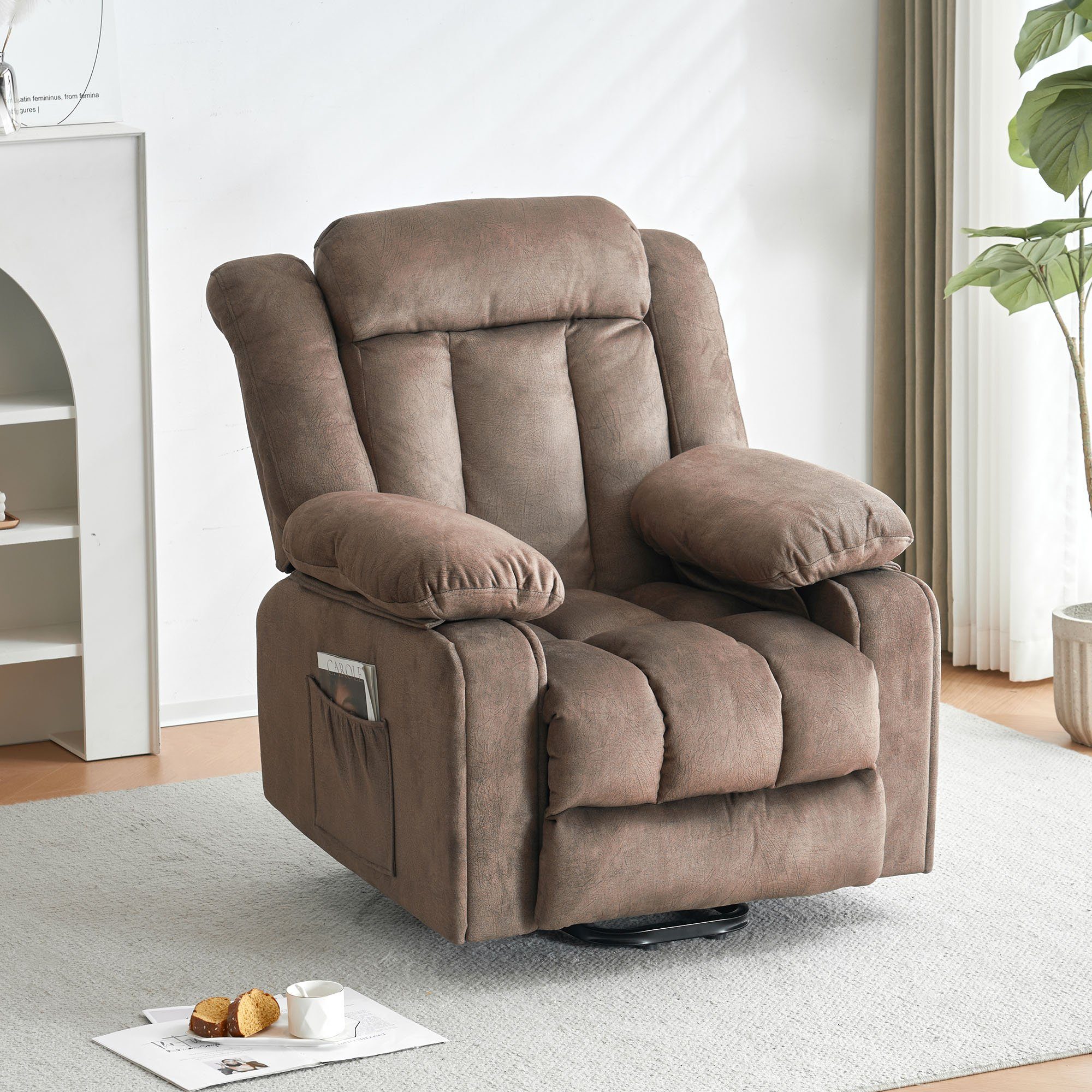 Gotagee Massagesessel Elektrisch mit Massagestuhl Stuhl Relaxsessel TV-Sessel Aufstehhilfe