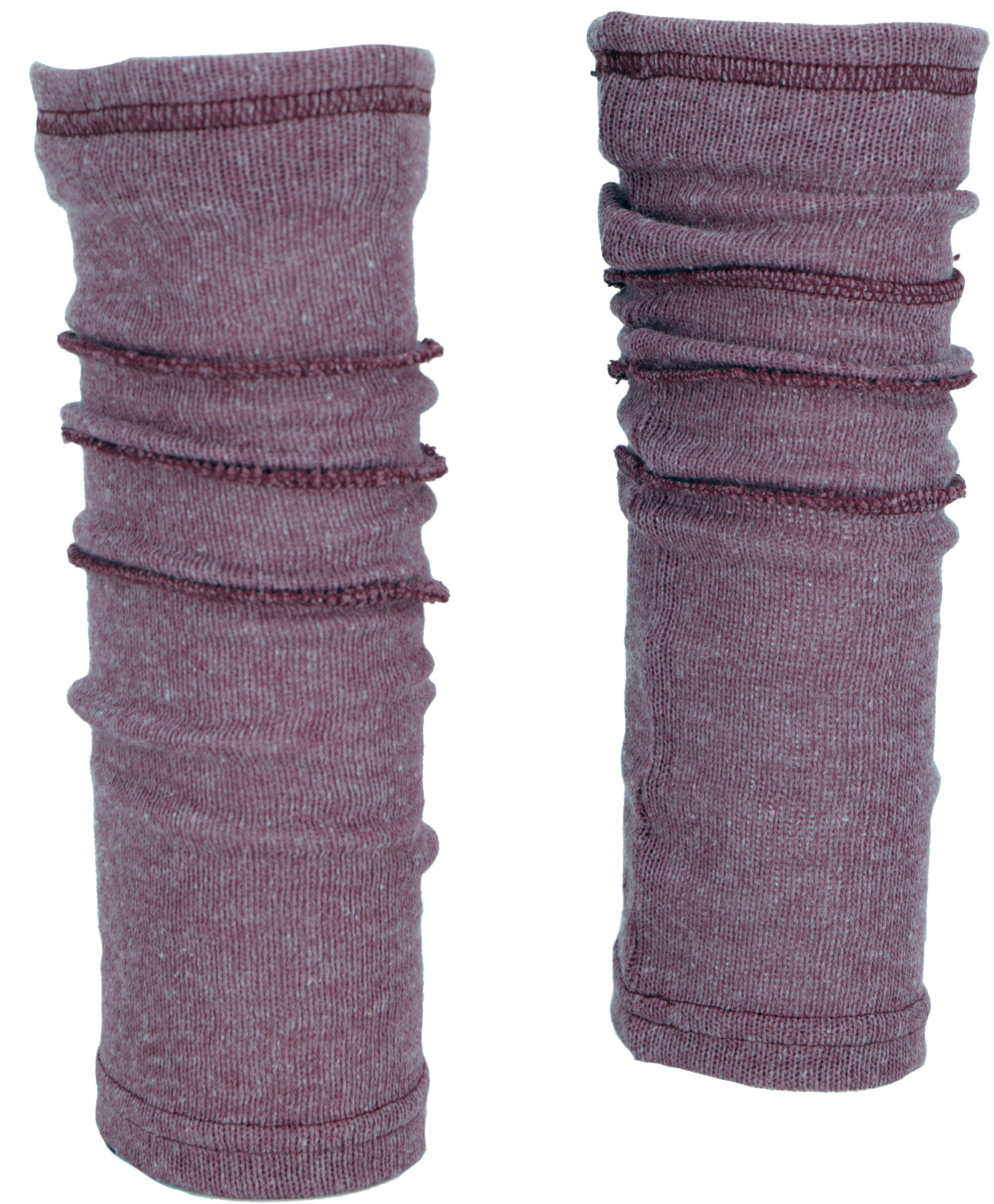 Guru-Shop Haussocken Гетры, Feinstrick Гетры mit Overlock -..
