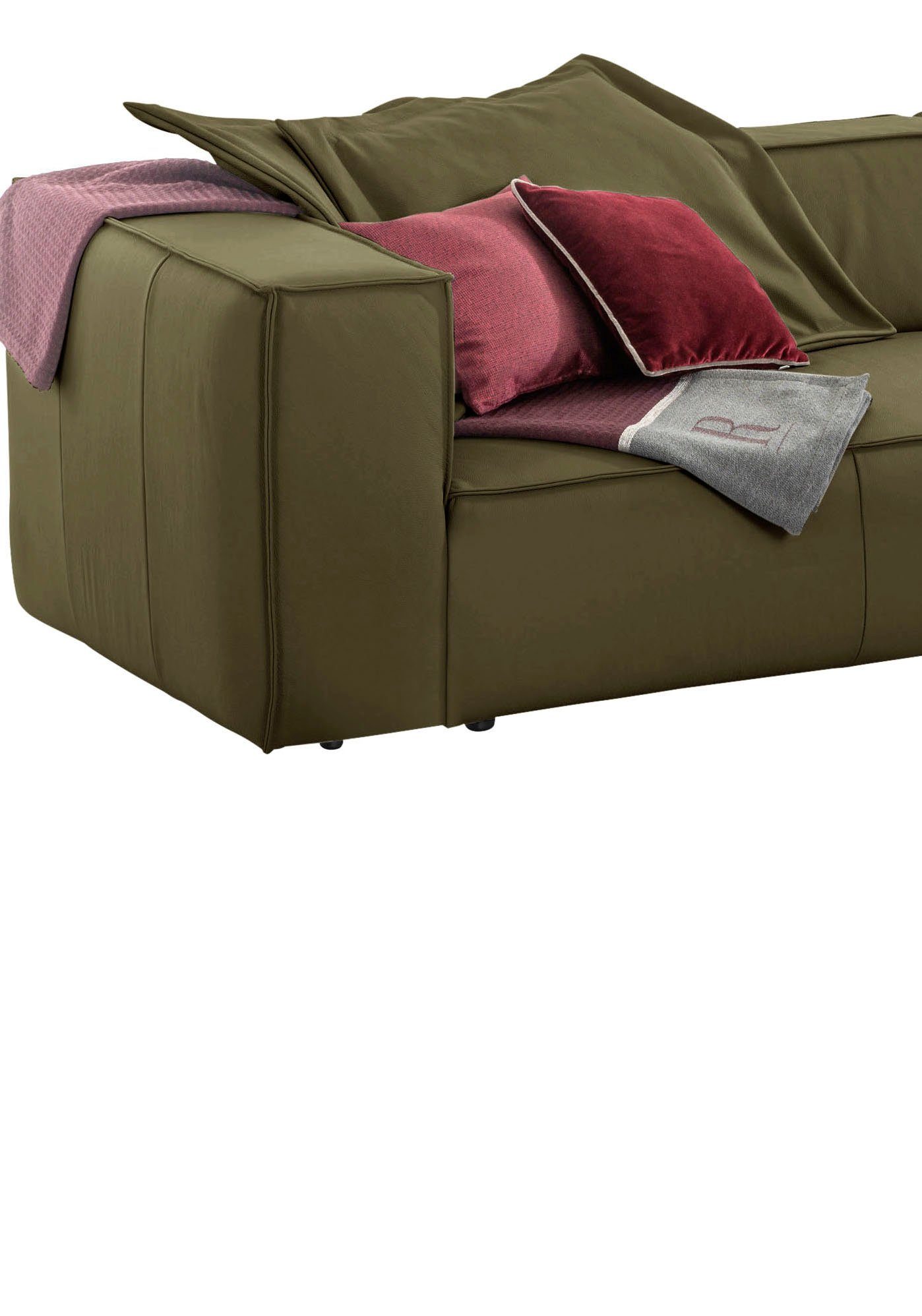 W.SCHILLIG Sofakissen around-the-block, Dekokissen mit Flatterbiese