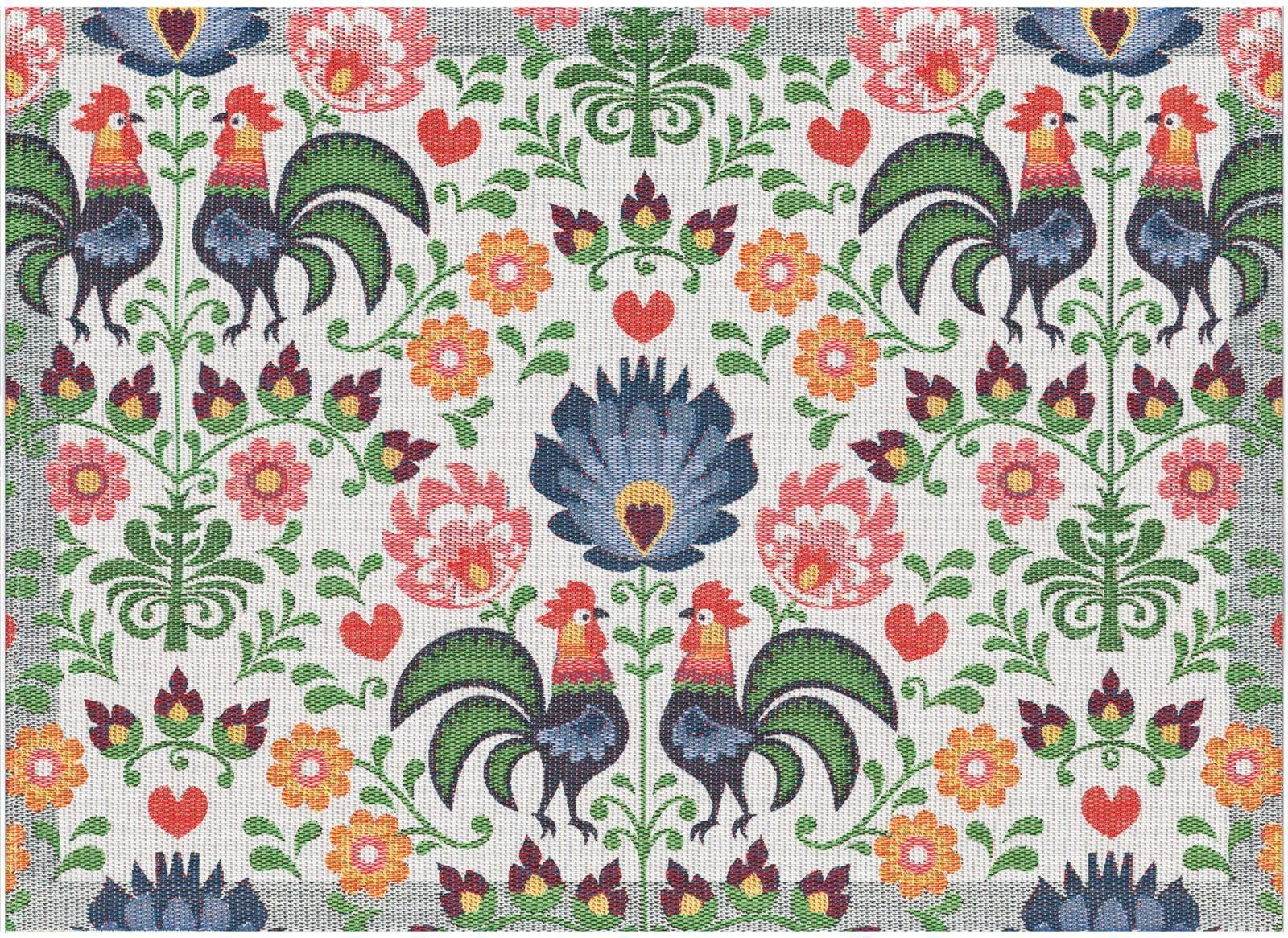 Platzset Tischsets (2x Set) Rooster 599 35x48 cm